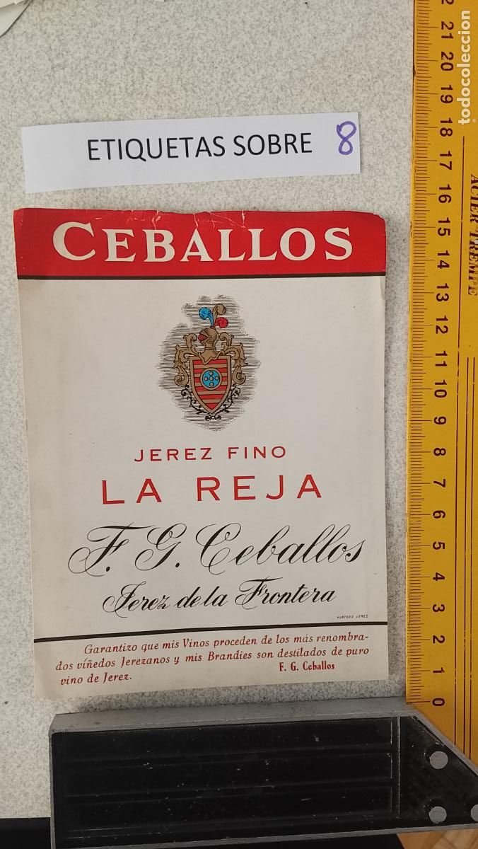 Etichette antiche: HAGA SU OFERTA - ANTIGUA ETIQUETA DE VINOS DE JEREZ LICOR ETC OFERTAS POR LOTES MUCHAS EN MI PERFIL