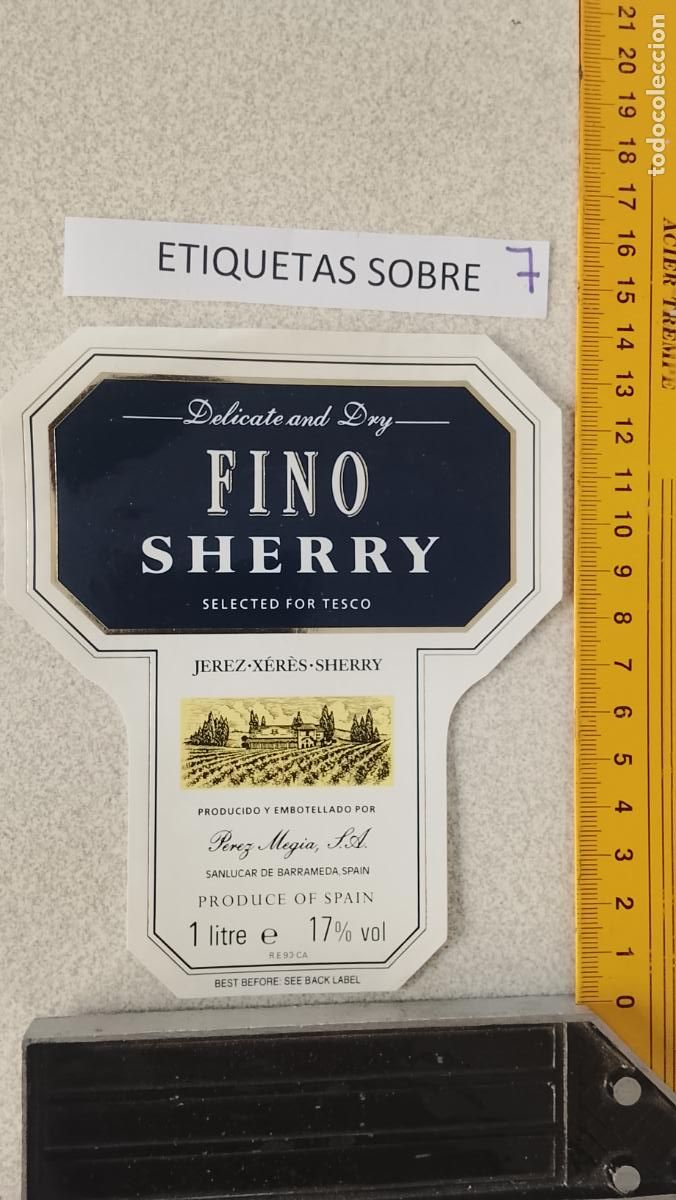 Etiquetas antiguas: HAGA SU OFERTA - ANTIGUA ETIQUETA DE VINOS DE JEREZ LICOR ETC OFERTAS POR LOTES MUCHAS EN MI PERFIL