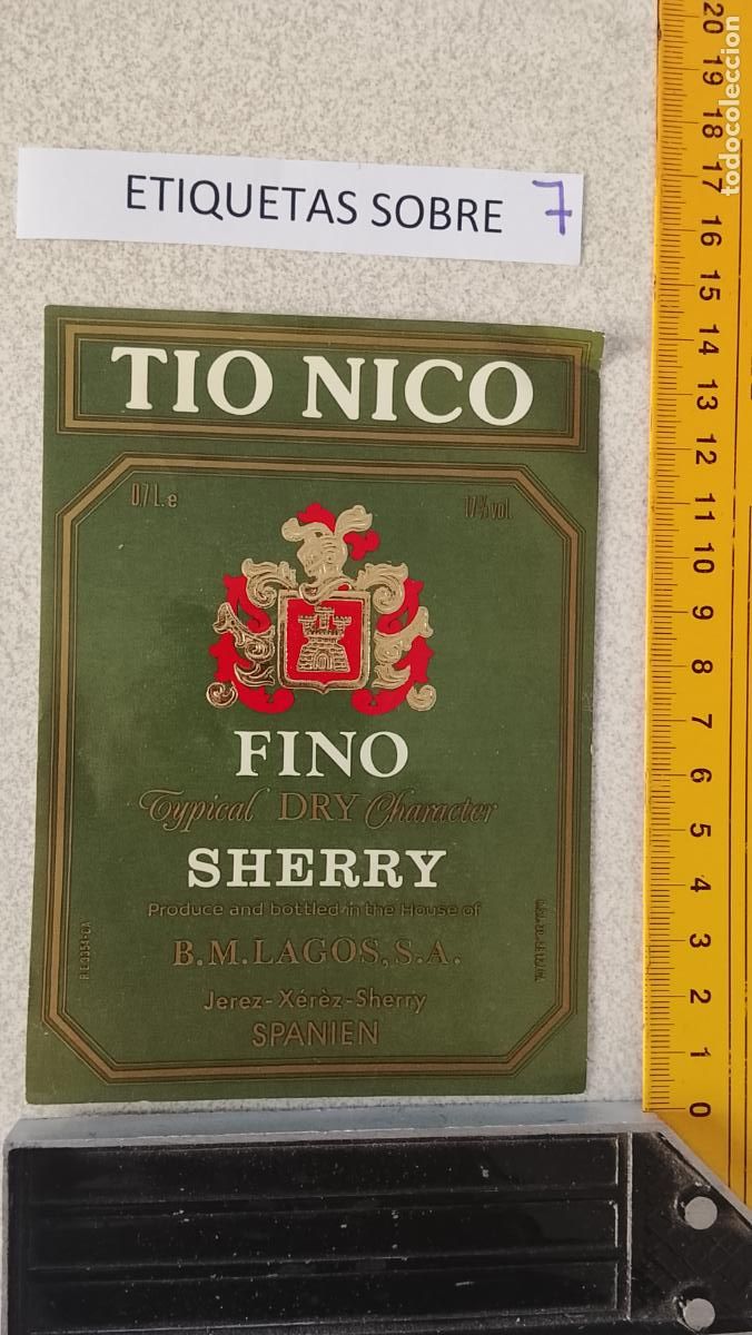 Etiquetas antigas: HAGA SU OFERTA - ANTIGUA ETIQUETA DE VINOS DE JEREZ LICOR ETC OFERTAS POR LOTES MUCHAS EN MI PERFIL