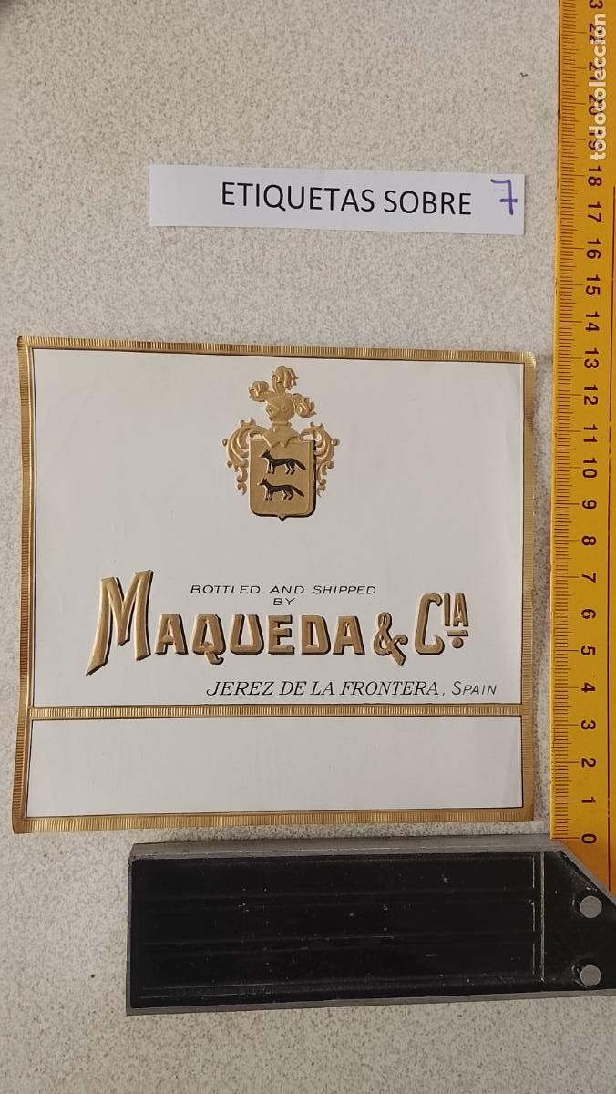 Etiquetas antiguas: HAGA SU OFERTA - ANTIGUA ETIQUETA DE VINOS DE JEREZ LICOR ETC OFERTAS POR LOTES MUCHAS EN MI PERFIL