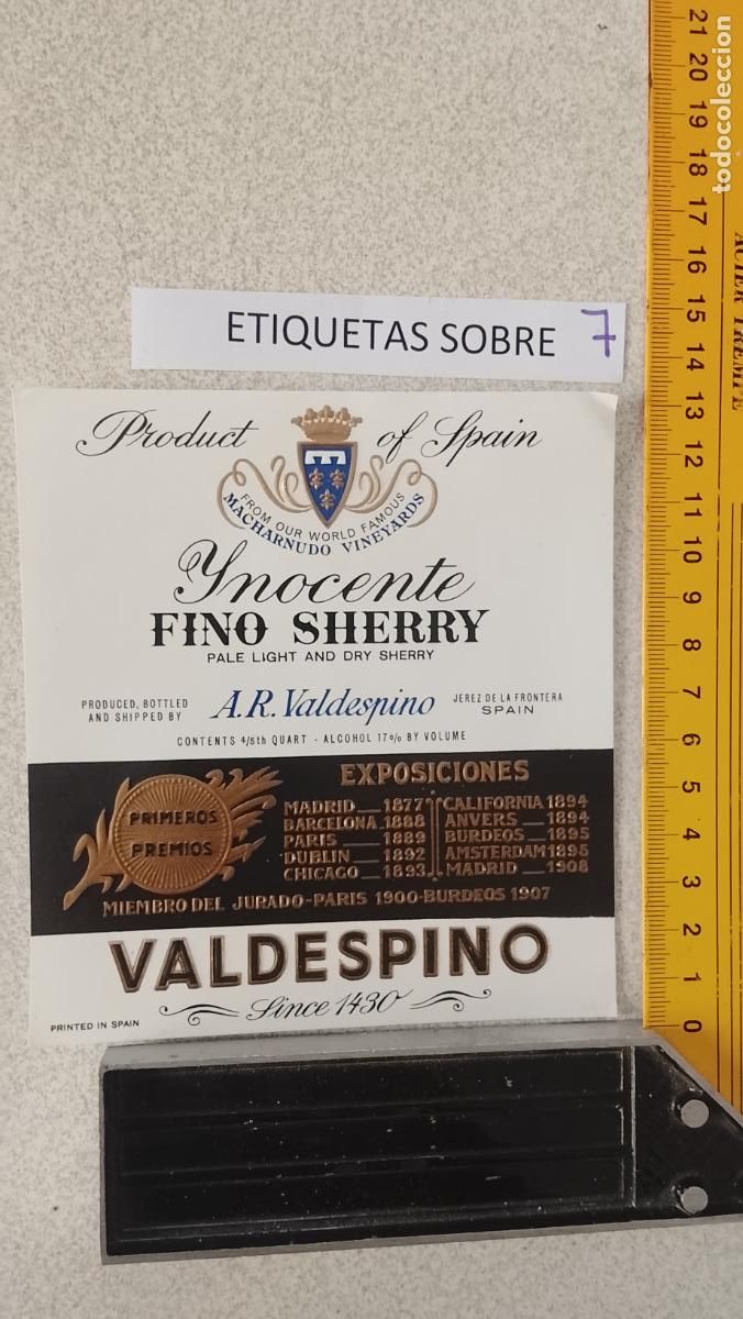 Etiquetas antiguas: HAGA SU OFERTA - ANTIGUA ETIQUETA DE VINOS DE JEREZ LICOR ETC OFERTAS POR LOTES MUCHAS EN MI PERFIL