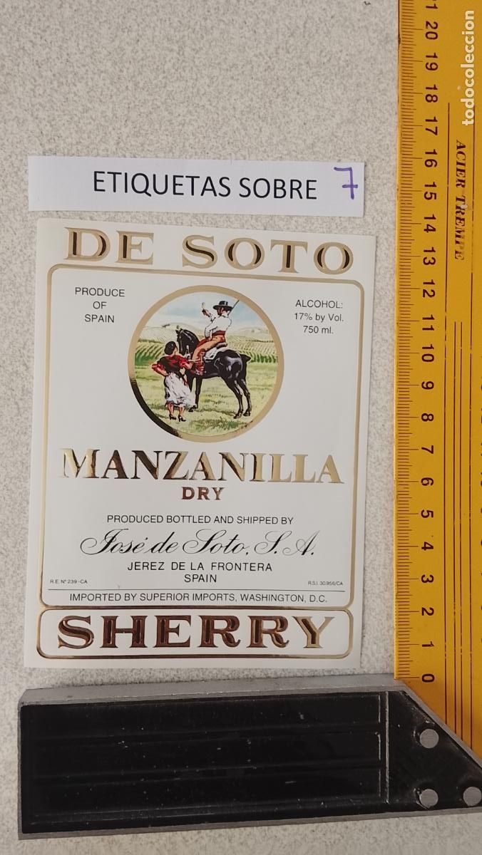 Etiquetas antiguas: HAGA SU OFERTA - ANTIGUA ETIQUETA DE VINOS DE JEREZ LICOR ETC OFERTAS POR LOTES MUCHAS EN MI PERFIL