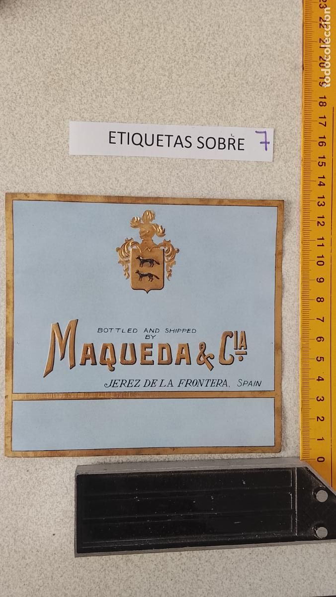 Etiquetas antiguas: HAGA SU OFERTA - ANTIGUA ETIQUETA DE VINOS DE JEREZ LICOR ETC OFERTAS POR LOTES MUCHAS EN MI PERFIL
