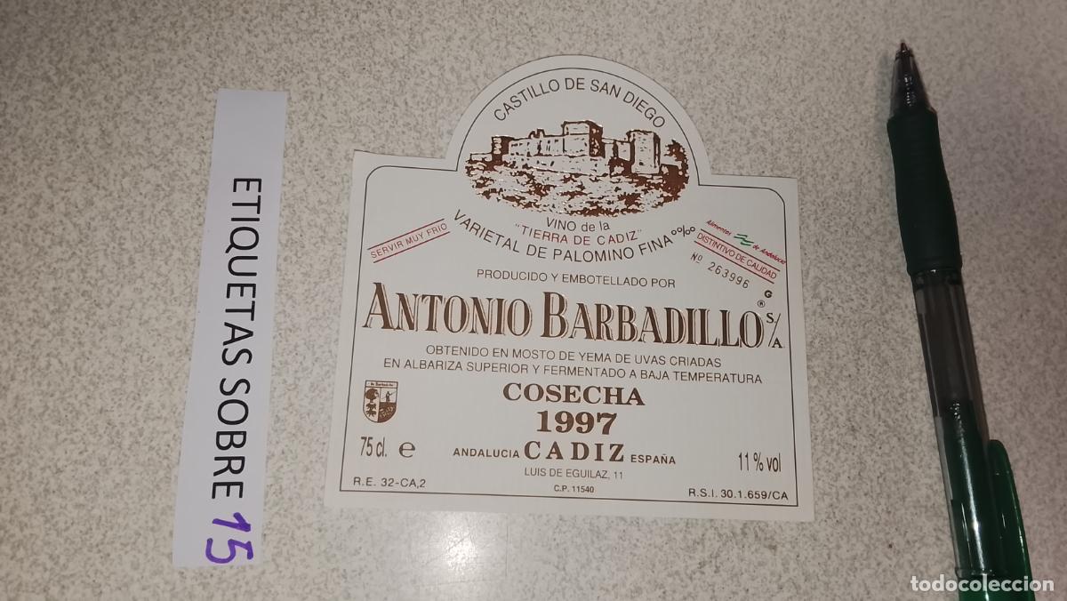 Etiquetas antiguas: HAGA SU OFERTA - ANTIGUA ETIQUETA DE VINOS DE JEREZ LICOR ETC OFERTAS POR LOTES MUCHAS EN MI PERFIL