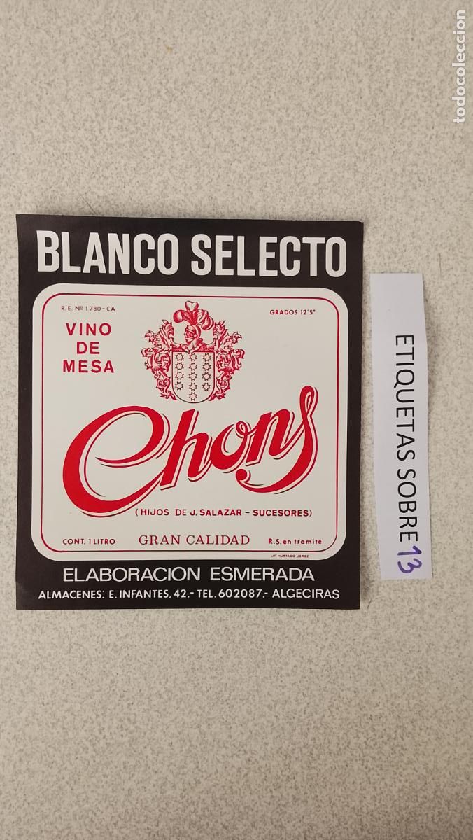 Etiquetas antiguas: HAGA SU OFERTA - ANTIGUA ETIQUETA DE VINOS DE JEREZ LICOR ETC OFERTAS POR LOTES MUCHAS EN MI PERFIL