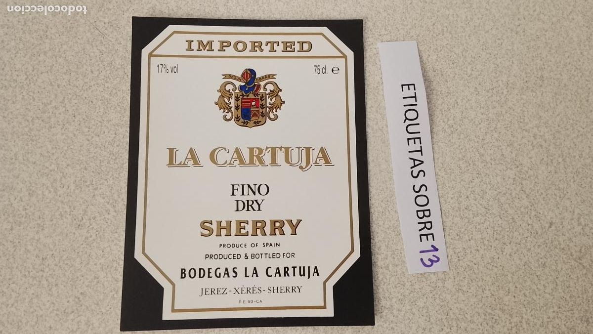 Old Labels: HAGA SU OFERTA - ANTIGUA ETIQUETA DE VINOS DE JEREZ LICOR ETC OFERTAS POR LOTES MUCHAS EN MI PERFIL