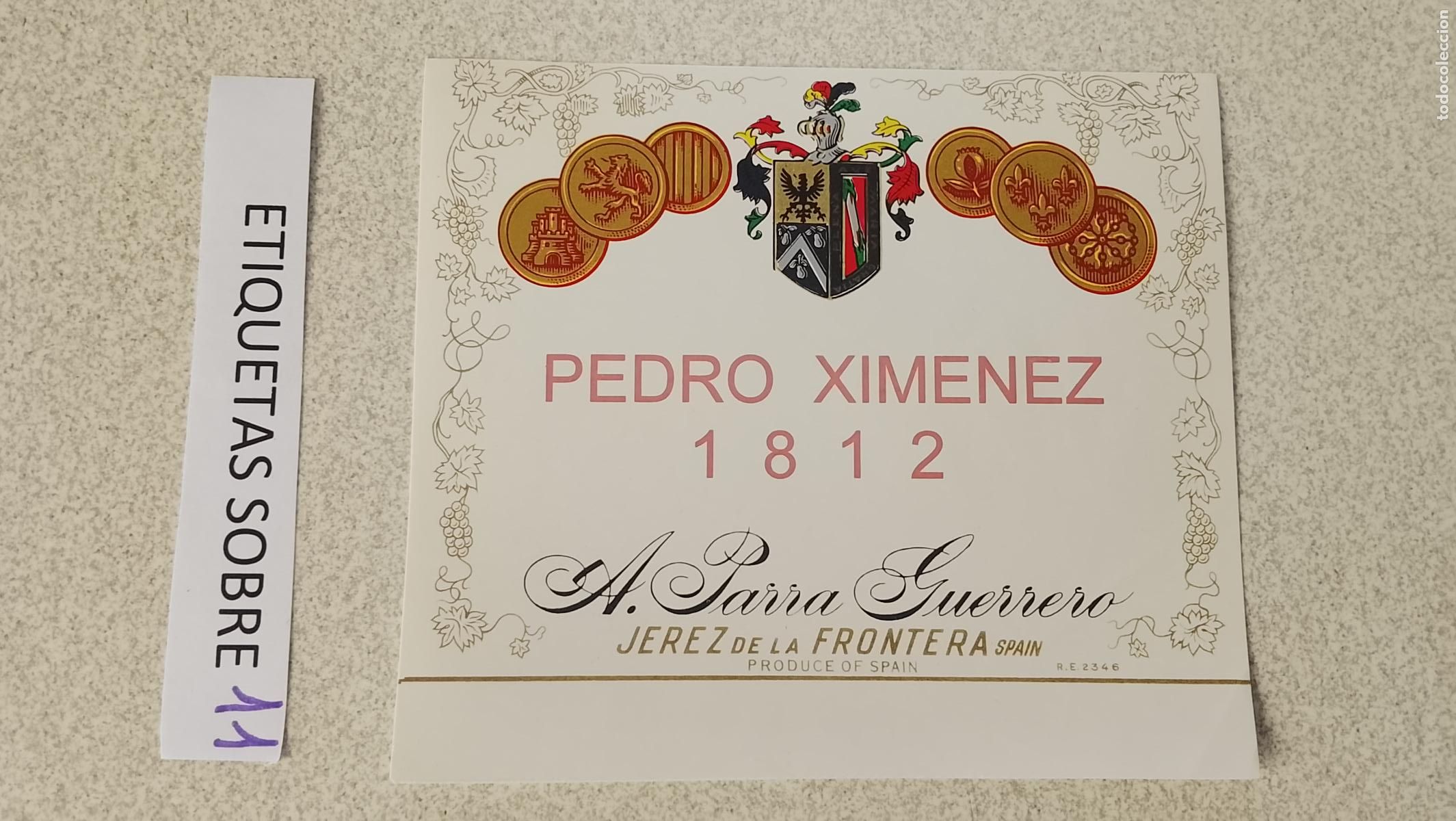 Etiquetas antiguas: HAGA SU OFERTA - ANTIGUA ETIQUETA DE VINOS DE JEREZ LICOR ETC OFERTAS POR LOTES MUCHAS EN MI PERFIL