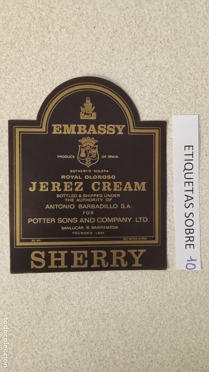 Etiquetas antiguas: HAGA SU OFERTA - ANTIGUA ETIQUETA DE VINOS DE JEREZ LICOR ETC OFERTAS POR LOTES MUCHAS EN MI PERFIL