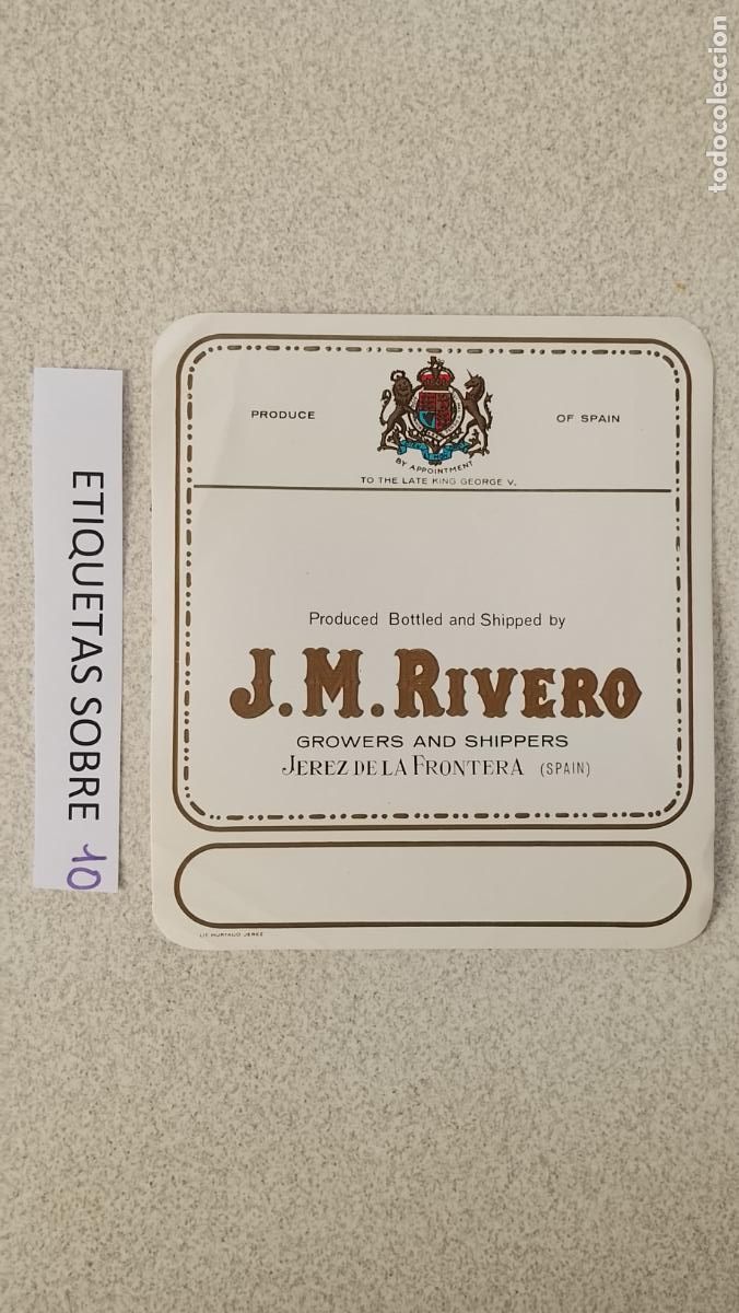 Etiquetas antiguas: HAGA SU OFERTA - ANTIGUA ETIQUETA DE VINOS DE JEREZ LICOR ETC OFERTAS POR LOTES MUCHAS EN MI PERFIL