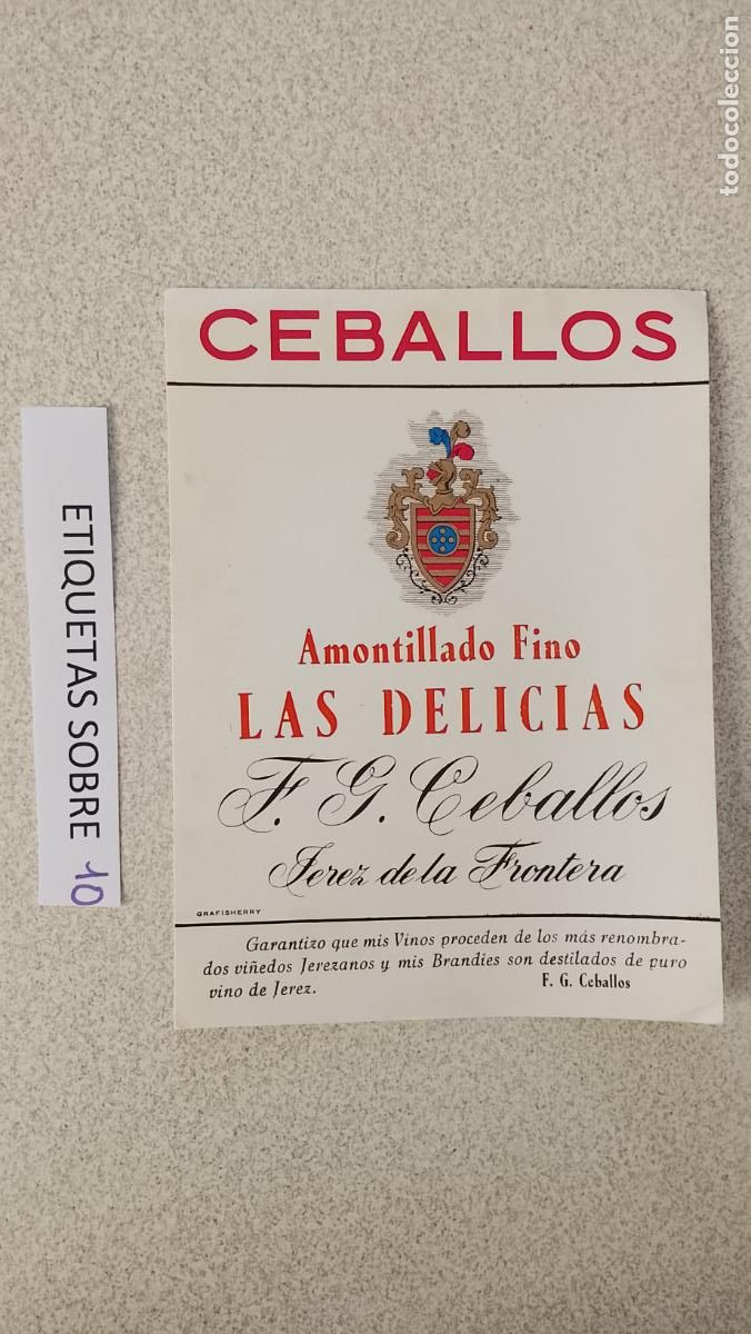 Etiquetas antiguas: HAGA SU OFERTA - ANTIGUA ETIQUETA DE VINOS DE JEREZ LICOR ETC OFERTAS POR LOTES MUCHAS EN MI PERFIL