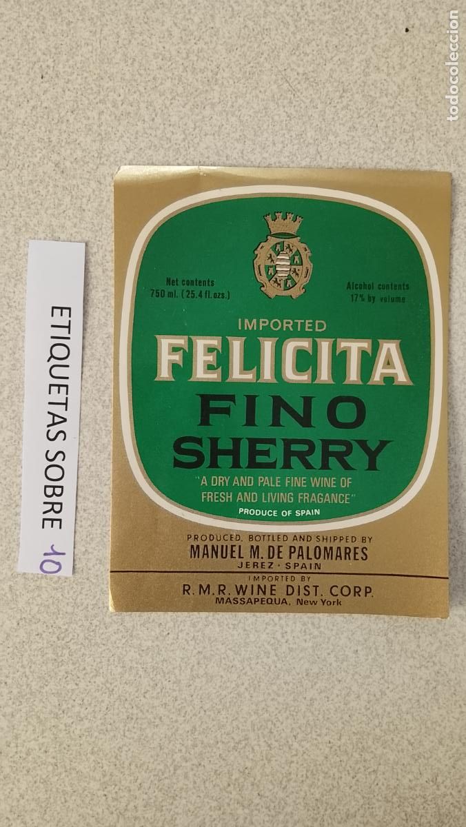 Etiquetas antiguas: HAGA SU OFERTA - ANTIGUA ETIQUETA DE VINOS DE JEREZ LICOR ETC OFERTAS POR LOTES MUCHAS EN MI PERFIL