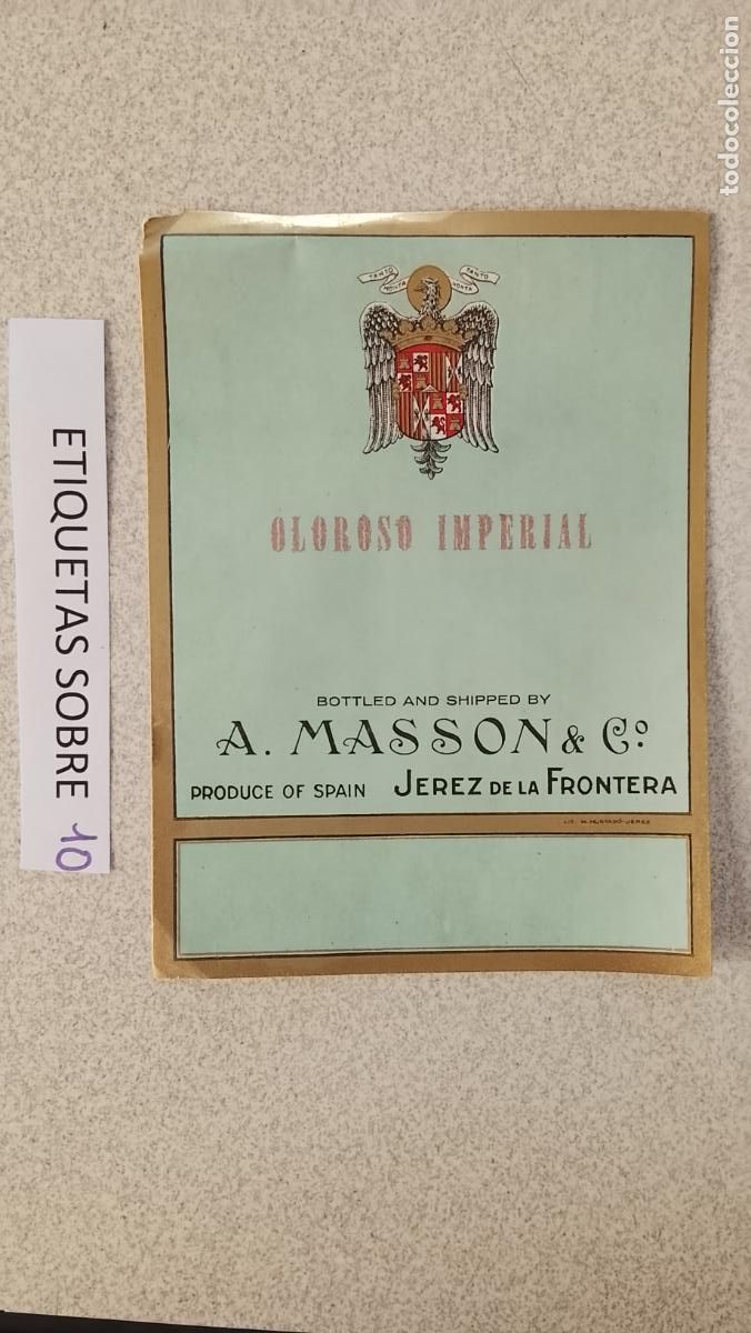 Etiquetas antiguas: HAGA SU OFERTA - ANTIGUA ETIQUETA DE VINOS DE JEREZ LICOR ETC OFERTAS POR LOTES MUCHAS EN MI PERFIL