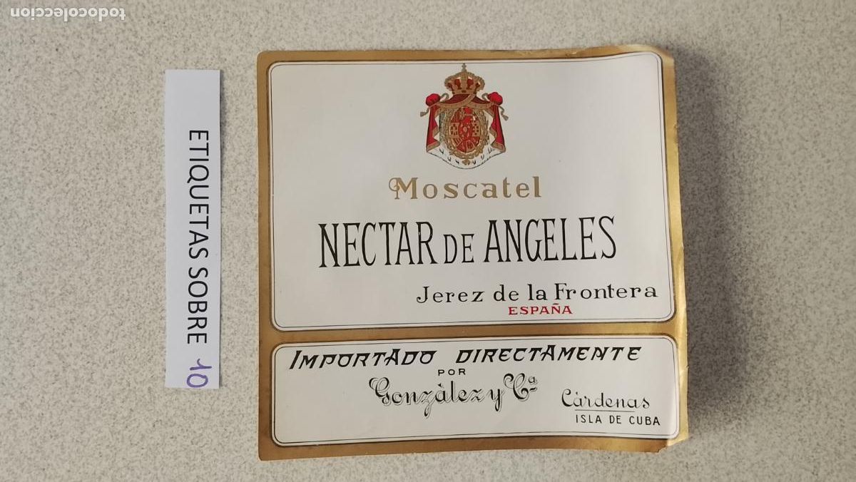 Etiquetas antiguas: HAGA SU OFERTA - ANTIGUA ETIQUETA DE VINOS DE JEREZ LICOR ETC OFERTAS POR LOTES MUCHAS EN MI PERFIL