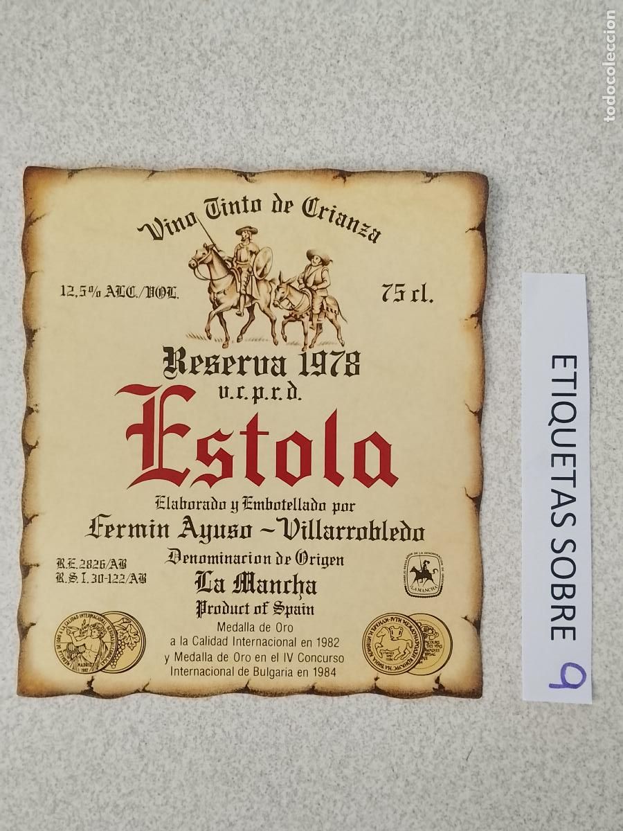 Etiquetas antiguas: HAGA SU OFERTA - ANTIGUA ETIQUETA DE VINOS DE JEREZ LICOR ETC OFERTAS POR LOTES MUCHAS EN MI PERFIL