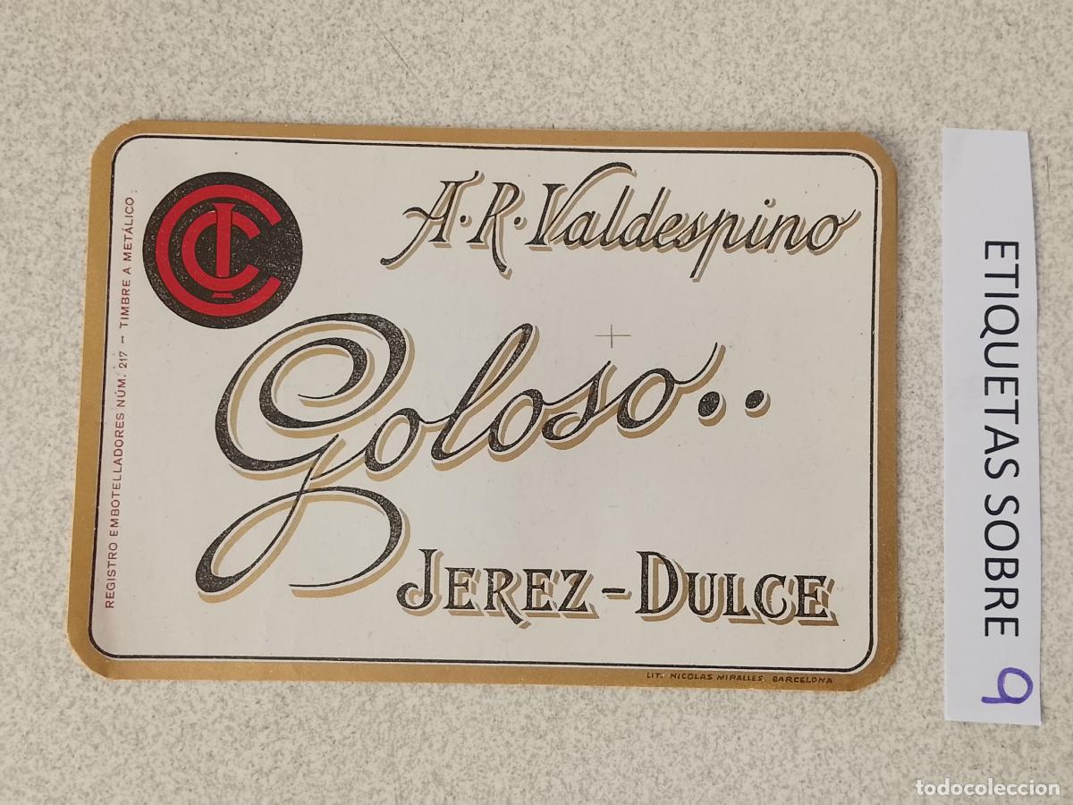 Etiquetas antiguas: HAGA SU OFERTA - ANTIGUA ETIQUETA DE VINOS DE JEREZ LICOR ETC OFERTAS POR LOTES MUCHAS EN MI PERFIL