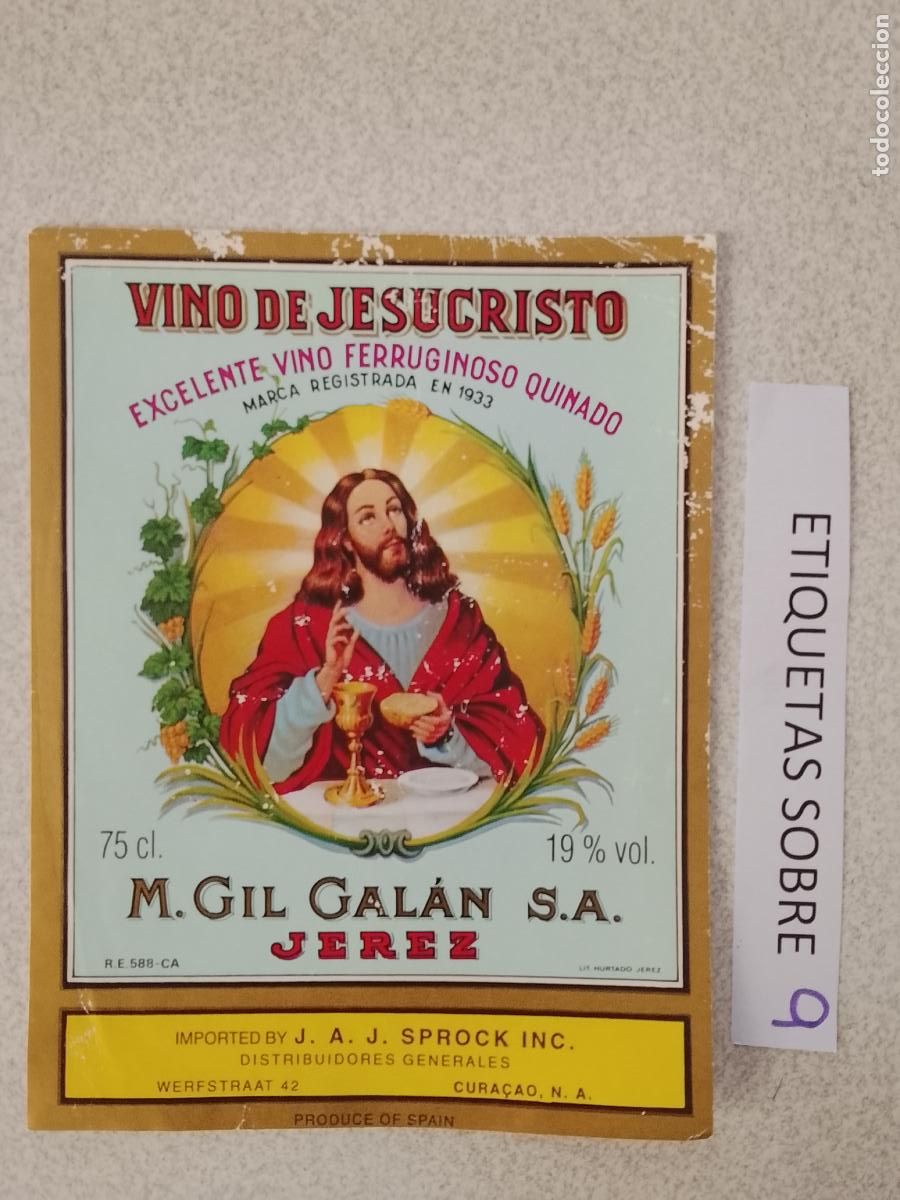&Eacute;tiquettes anciennes: HAGA SU OFERTA - ANTIGUA ETIQUETA DE VINOS DE JEREZ LICOR ETC OFERTAS POR LOTES MUCHAS EN MI PERFIL