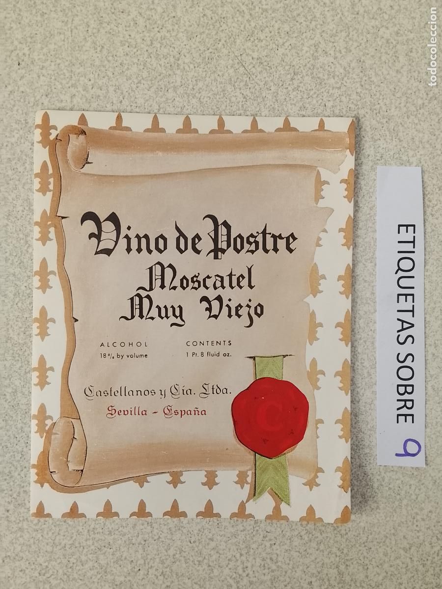 Etiquetas antiguas: HAGA SU OFERTA - ANTIGUA ETIQUETA DE VINOS DE JEREZ LICOR ETC OFERTAS POR LOTES MUCHAS EN MI PERFIL