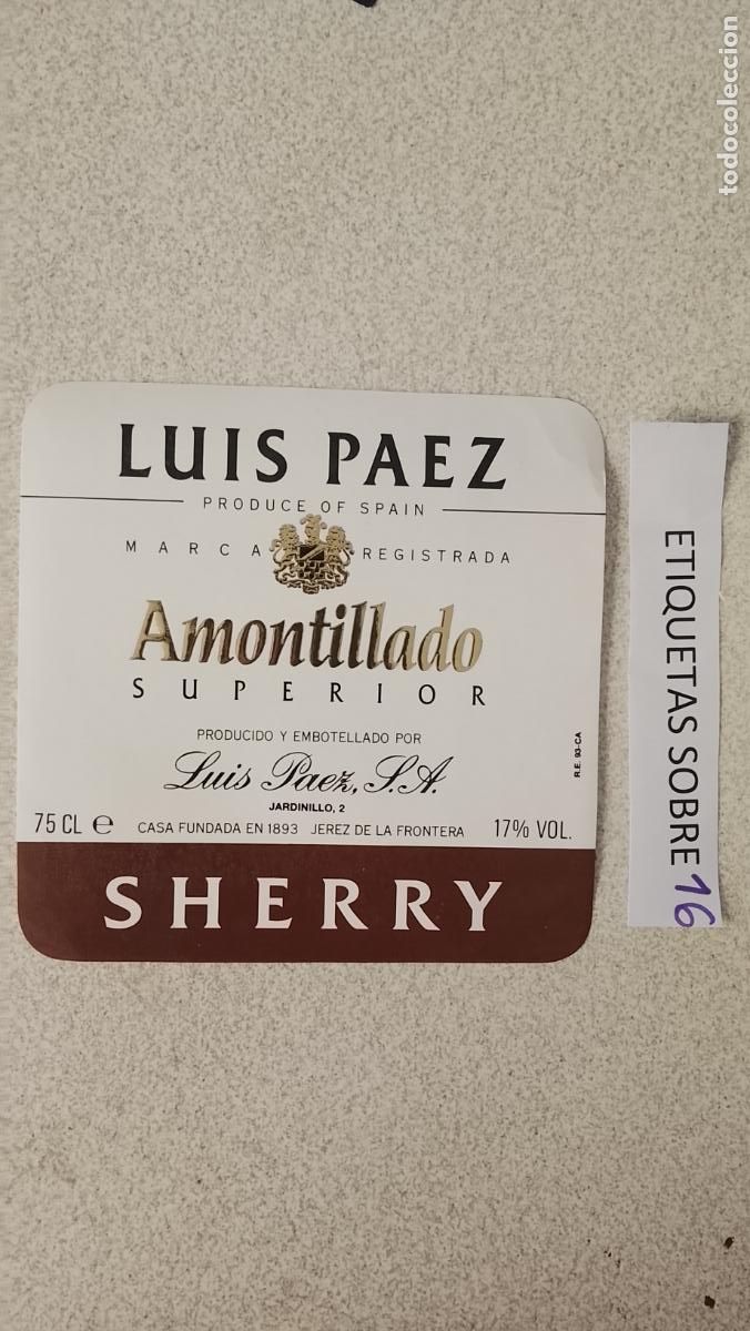 Etiquetas antiguas: HAGA SU OFERTA - ANTIGUA ETIQUETA DE VINOS DE JEREZ LICOR ETC OFERTAS POR LOTES MUCHAS EN MI PERFIL