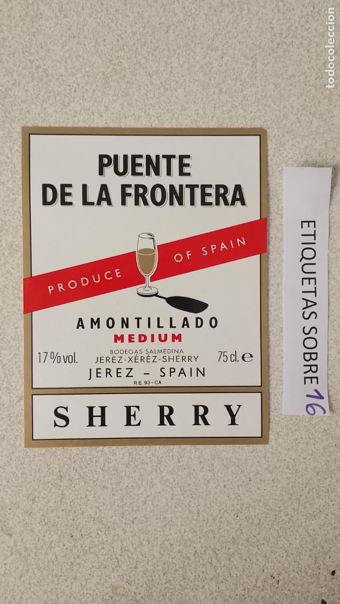 Etiquetas antiguas: HAGA SU OFERTA - ANTIGUA ETIQUETA DE VINOS DE JEREZ LICOR ETC OFERTAS POR LOTES MUCHAS EN MI PERFIL