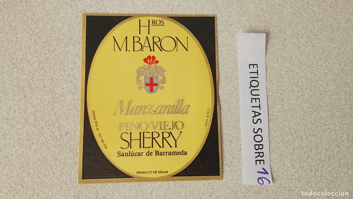 Etiquetas antiguas: HAGA SU OFERTA - ANTIGUA ETIQUETA DE VINOS DE JEREZ LICOR ETC OFERTAS POR LOTES MUCHAS EN MI PERFIL
