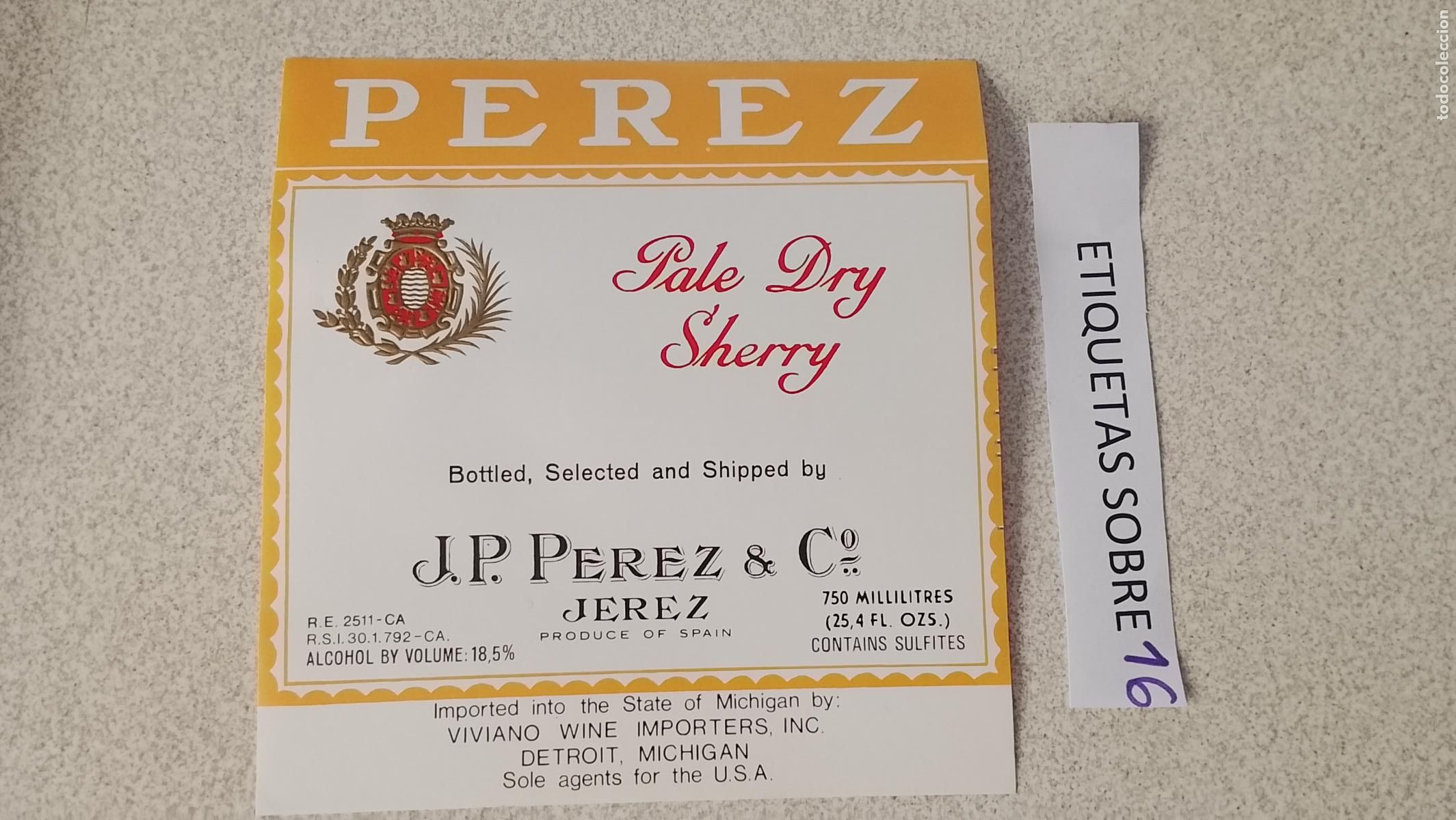 Etiquetas antiguas: HAGA SU OFERTA - ANTIGUA ETIQUETA DE VINOS DE JEREZ LICOR ETC OFERTAS POR LOTES MUCHAS EN MI PERFIL