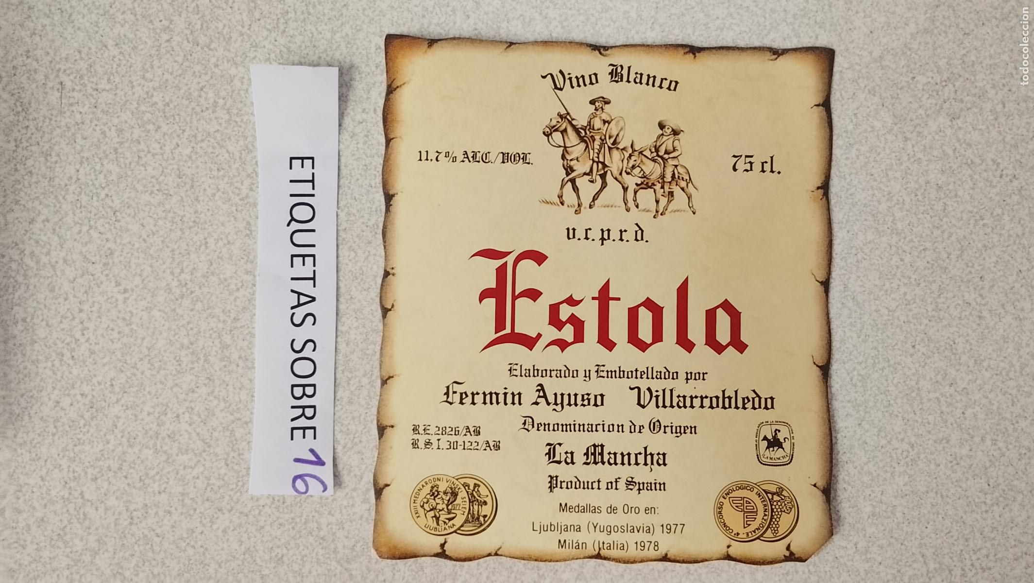 Etiquetas antiguas: HAGA SU OFERTA - ANTIGUA ETIQUETA DE VINOS DE JEREZ LICOR ETC OFERTAS POR LOTES MUCHAS EN MI PERFIL