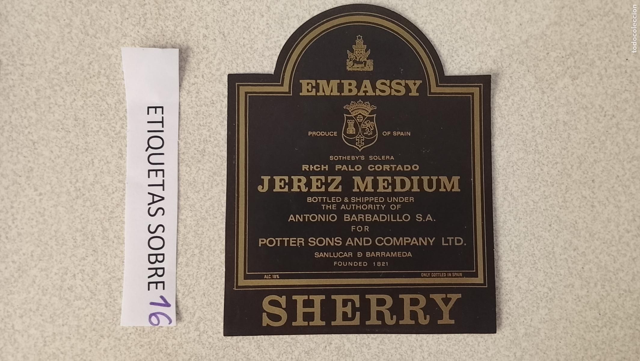 Etiquetas antiguas: HAGA SU OFERTA - ANTIGUA ETIQUETA DE VINOS DE JEREZ LICOR ETC OFERTAS POR LOTES MUCHAS EN MI PERFIL