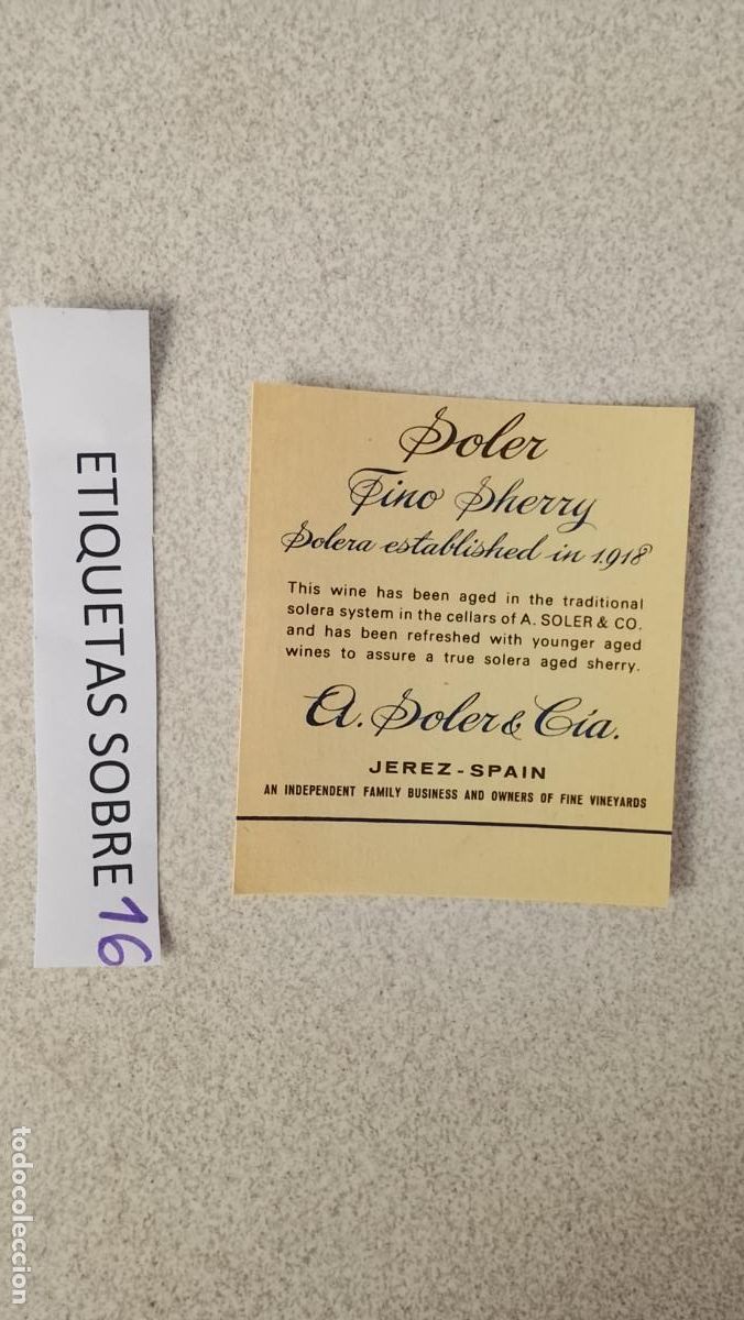 Etiquetas antiguas: HAGA SU OFERTA - ANTIGUA ETIQUETA DE VINOS DE JEREZ LICOR ETC OFERTAS POR LOTES MUCHAS EN MI PERFIL