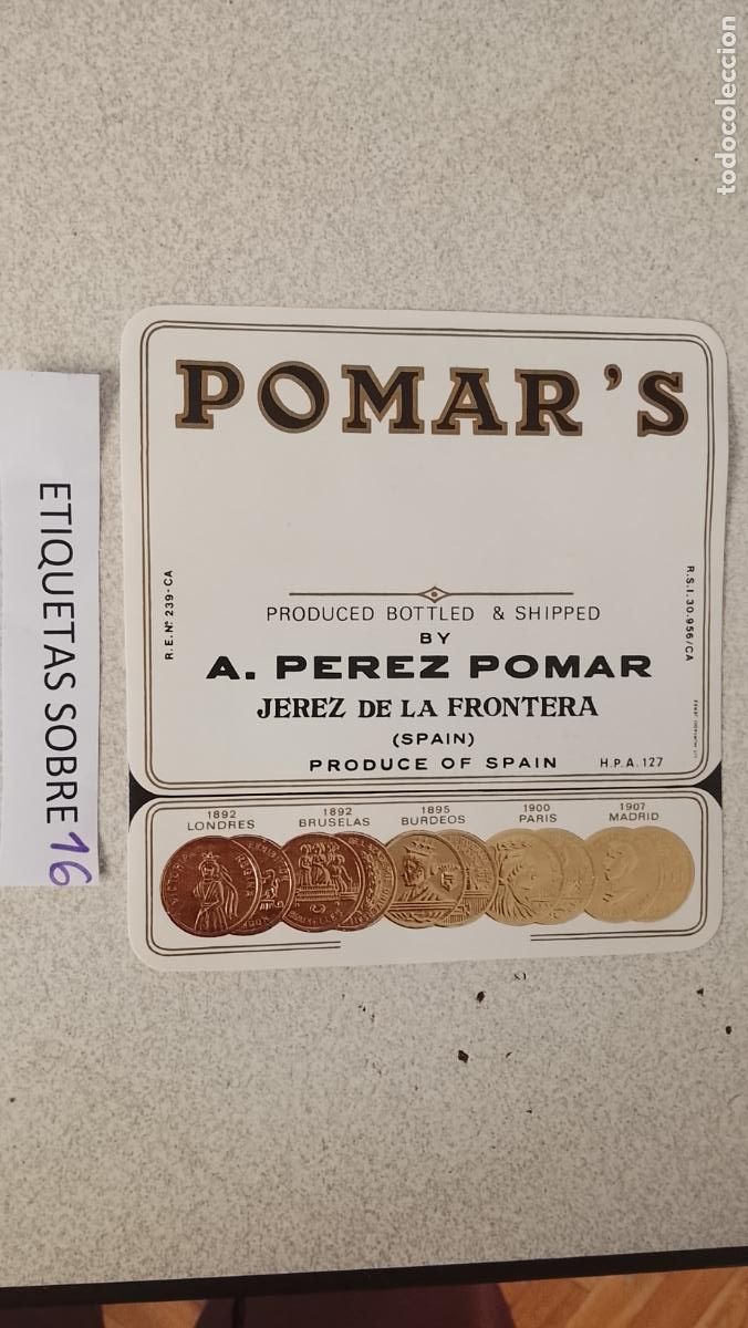 Etiquetas antiguas: HAGA SU OFERTA - ANTIGUA ETIQUETA DE VINOS DE JEREZ LICOR ETC OFERTAS POR LOTES MUCHAS EN MI PERFIL