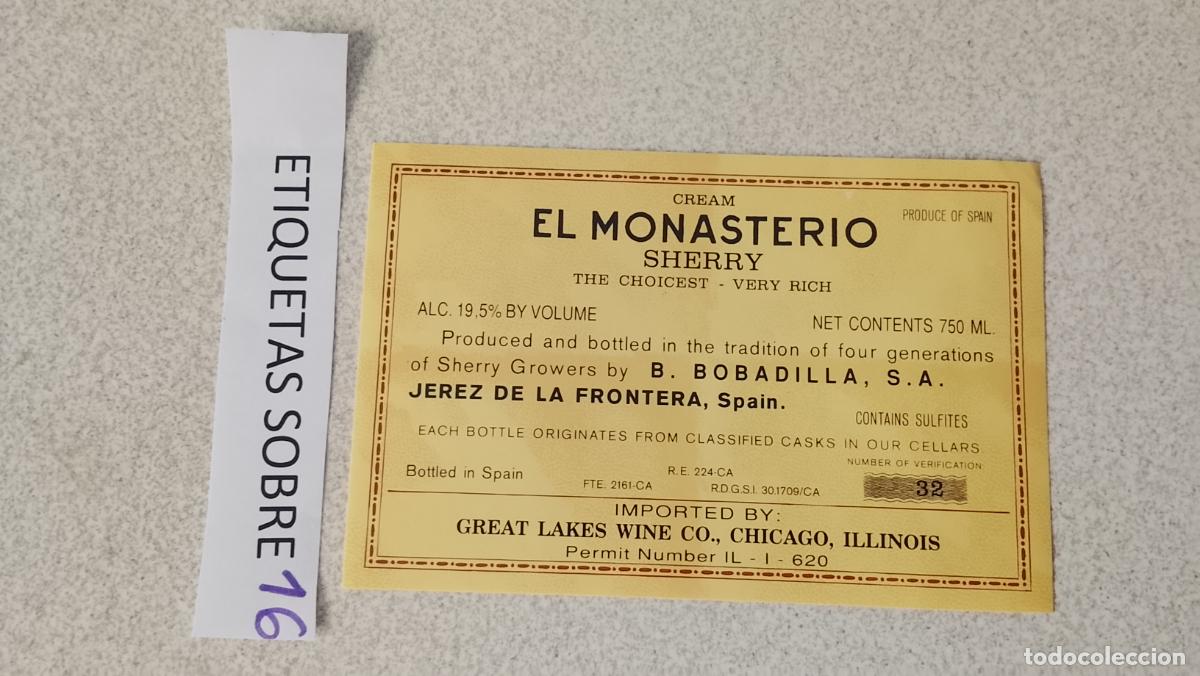Etiquetas antiguas: HAGA SU OFERTA - ANTIGUA ETIQUETA DE VINOS DE JEREZ LICOR ETC OFERTAS POR LOTES MUCHAS EN MI PERFIL
