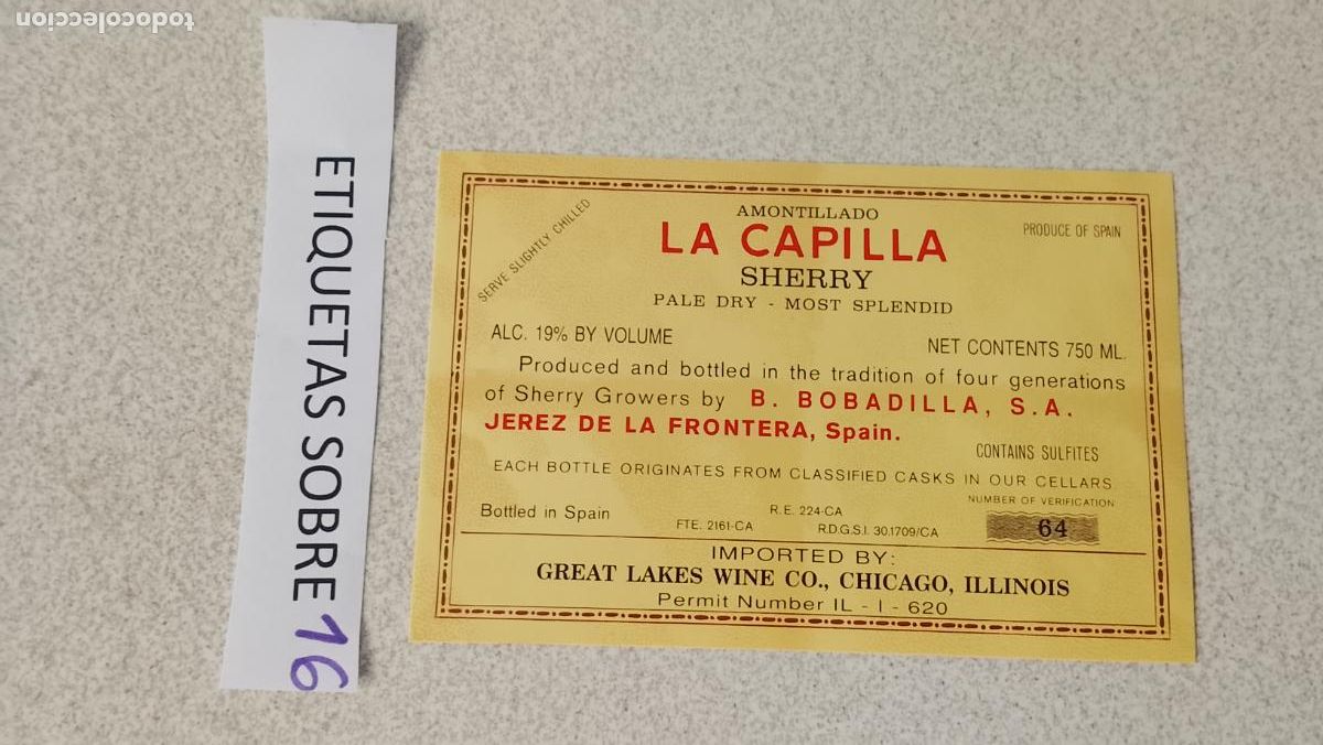 Etiquetas antiguas: HAGA SU OFERTA - ANTIGUA ETIQUETA DE VINOS DE JEREZ LICOR ETC OFERTAS POR LOTES MUCHAS EN MI PERFIL