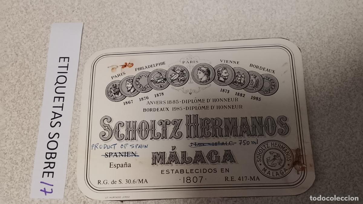 Etiquetas antiguas: HAGA SU OFERTA - ANTIGUA ETIQUETA DE VINOS DE JEREZ LICOR ETC OFERTAS POR LOTES MUCHAS EN MI PERFIL