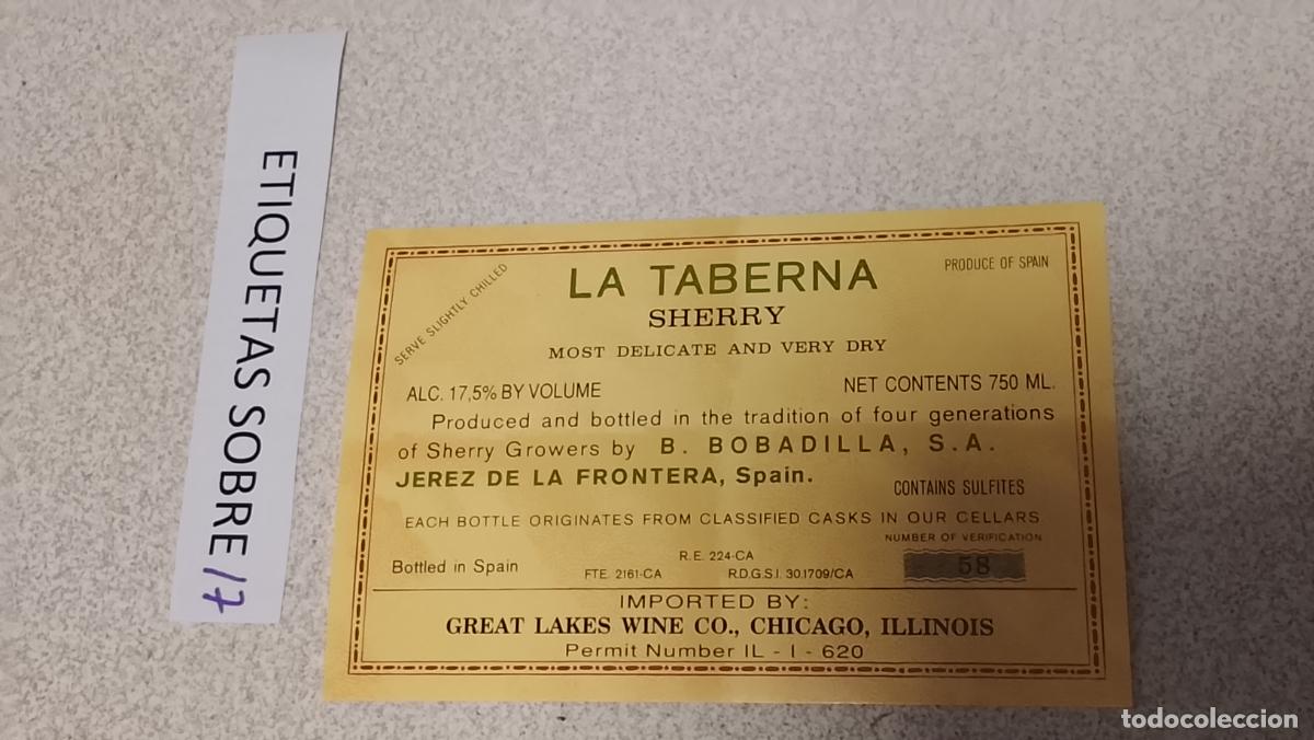 Etiquetas antiguas: HAGA SU OFERTA - ANTIGUA ETIQUETA DE VINOS DE JEREZ LICOR ETC OFERTAS POR LOTES MUCHAS EN MI PERFIL