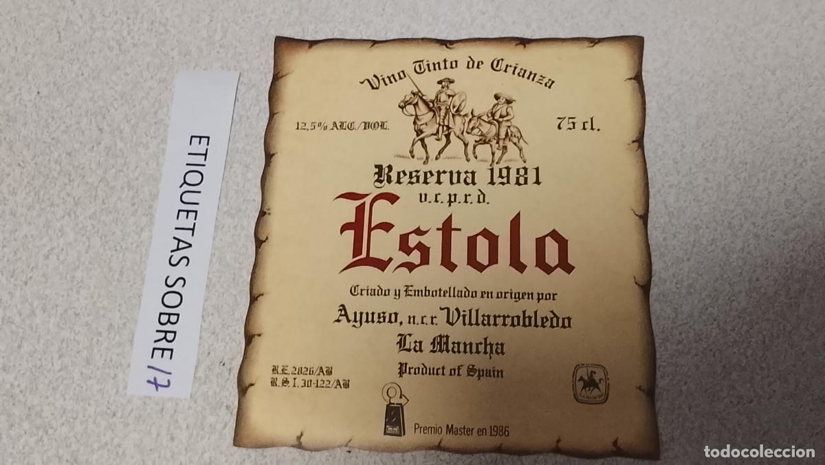 &Eacute;tiquettes anciennes: HAGA SU OFERTA - ANTIGUA ETIQUETA DE VINOS DE JEREZ LICOR ETC OFERTAS POR LOTES MUCHAS EN MI PERFIL