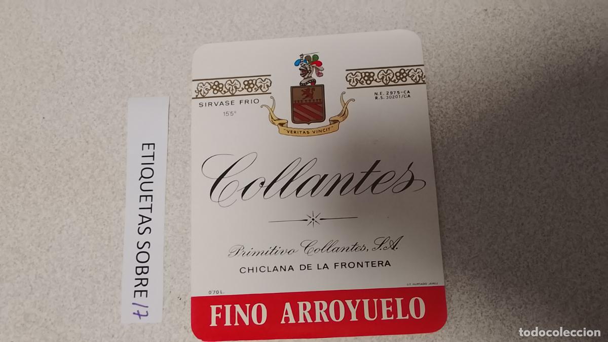 Etiquetas antiguas: HAGA SU OFERTA - ANTIGUA ETIQUETA DE VINOS DE JEREZ LICOR ETC OFERTAS POR LOTES MUCHAS EN MI PERFIL