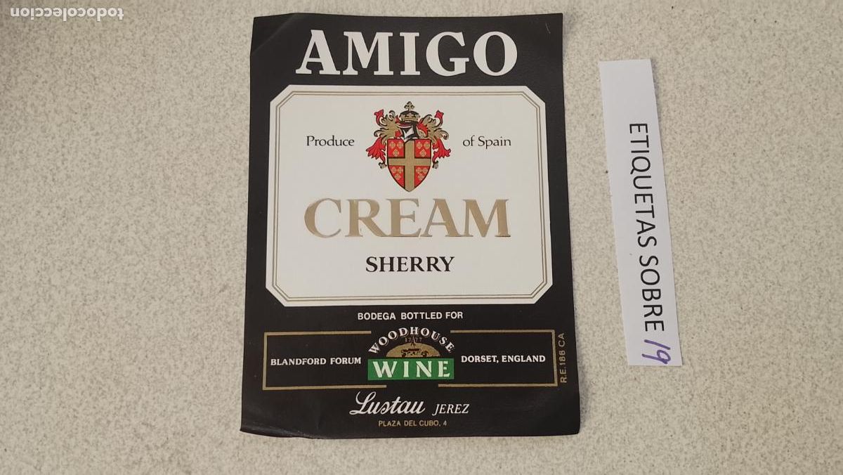 Etiquetas antiguas: HAGA SU OFERTA - ANTIGUA ETIQUETA DE VINO LICOR co&ntilde;ac manzanilla fino SANLUCAR JEREZ CADIZ EL PUERTO