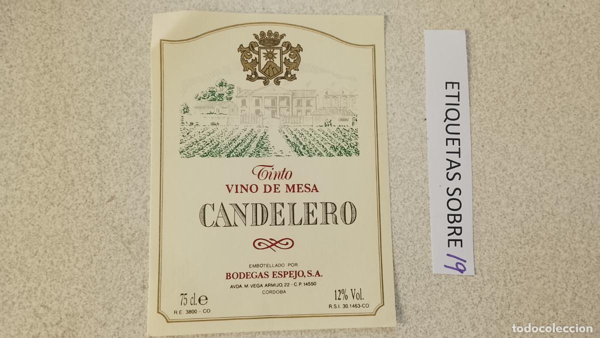 Etiquetas antiguas: HAGA SU OFERTA - ANTIGUA ETIQUETA DE VINO LICOR co&ntilde;ac manzanilla fino SANLUCAR JEREZ CADIZ EL PUERTO