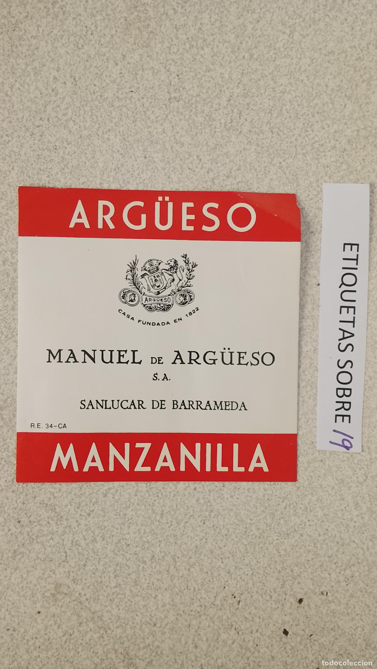 Etiquetas antiguas: HAGA SU OFERTA - ANTIGUA ETIQUETA DE VINO LICOR co&ntilde;ac manzanilla fino SANLUCAR JEREZ CADIZ EL PUERTO