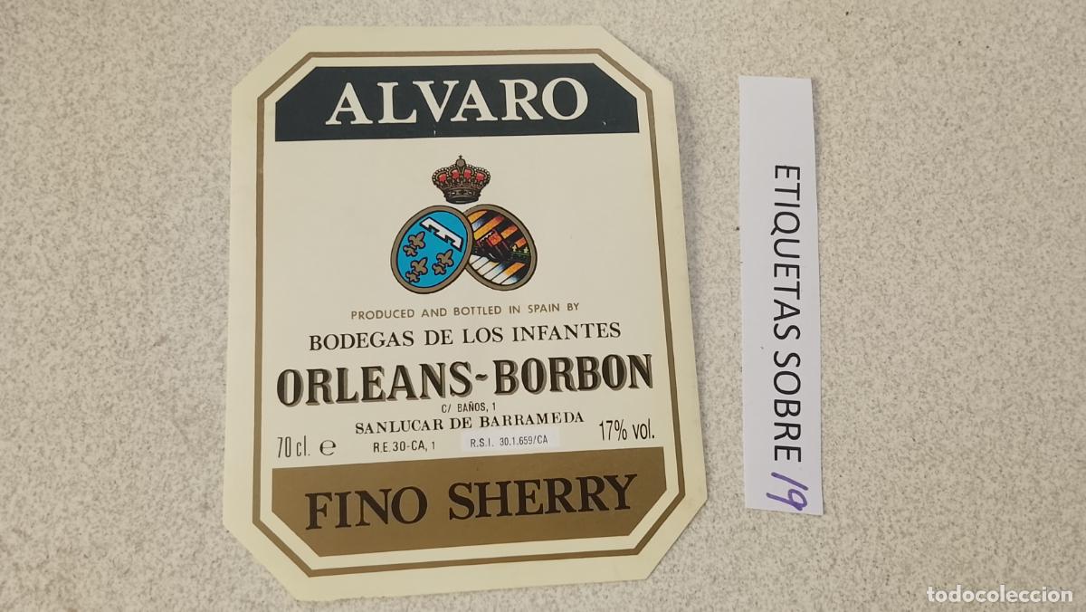 Etiquetas antiguas: HAGA SU OFERTA - ANTIGUA ETIQUETA DE VINO LICOR co&ntilde;ac manzanilla fino SANLUCAR JEREZ CADIZ EL PUERTO