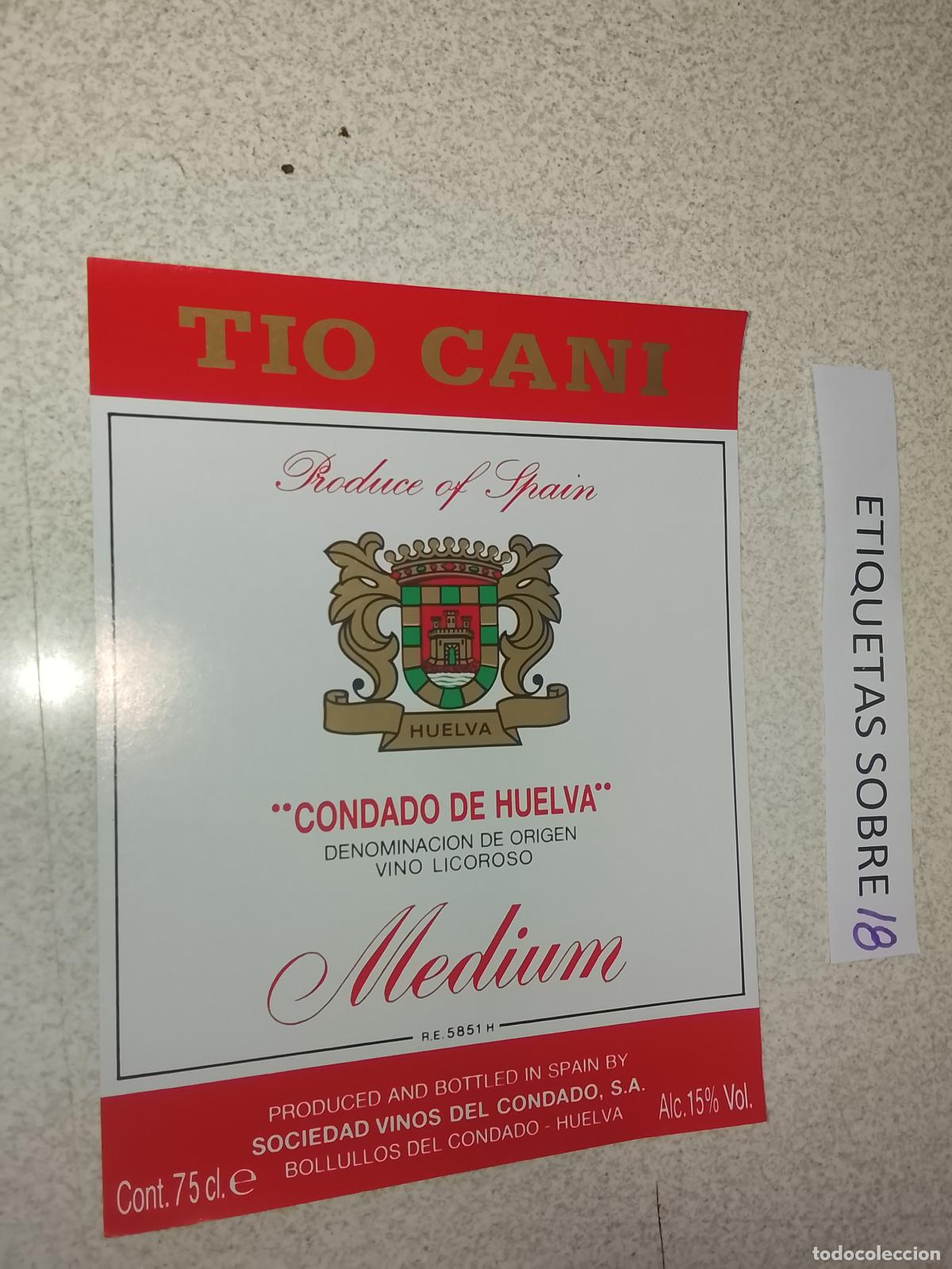 Etiquetas antiguas: HAGA SU OFERTA - ANTIGUA ETIQUETA DE VINO LICOR co&ntilde;ac manzanilla fino SANLUCAR JEREZ CADIZ EL PUERTO
