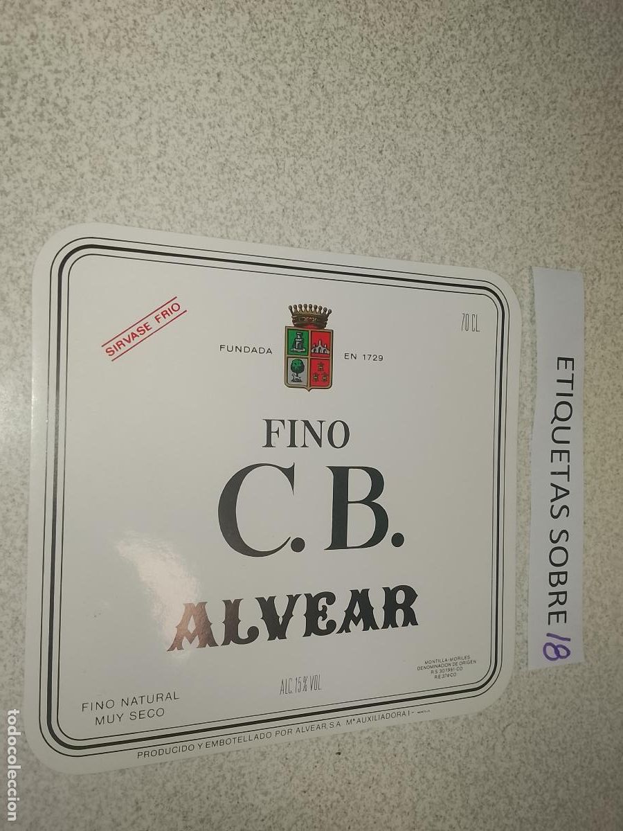 &Eacute;tiquettes anciennes: HAGA SU OFERTA - ANTIGUA ETIQUETA DE VINO LICOR co&ntilde;ac manzanilla fino SANLUCAR JEREZ CADIZ EL PUERTO
