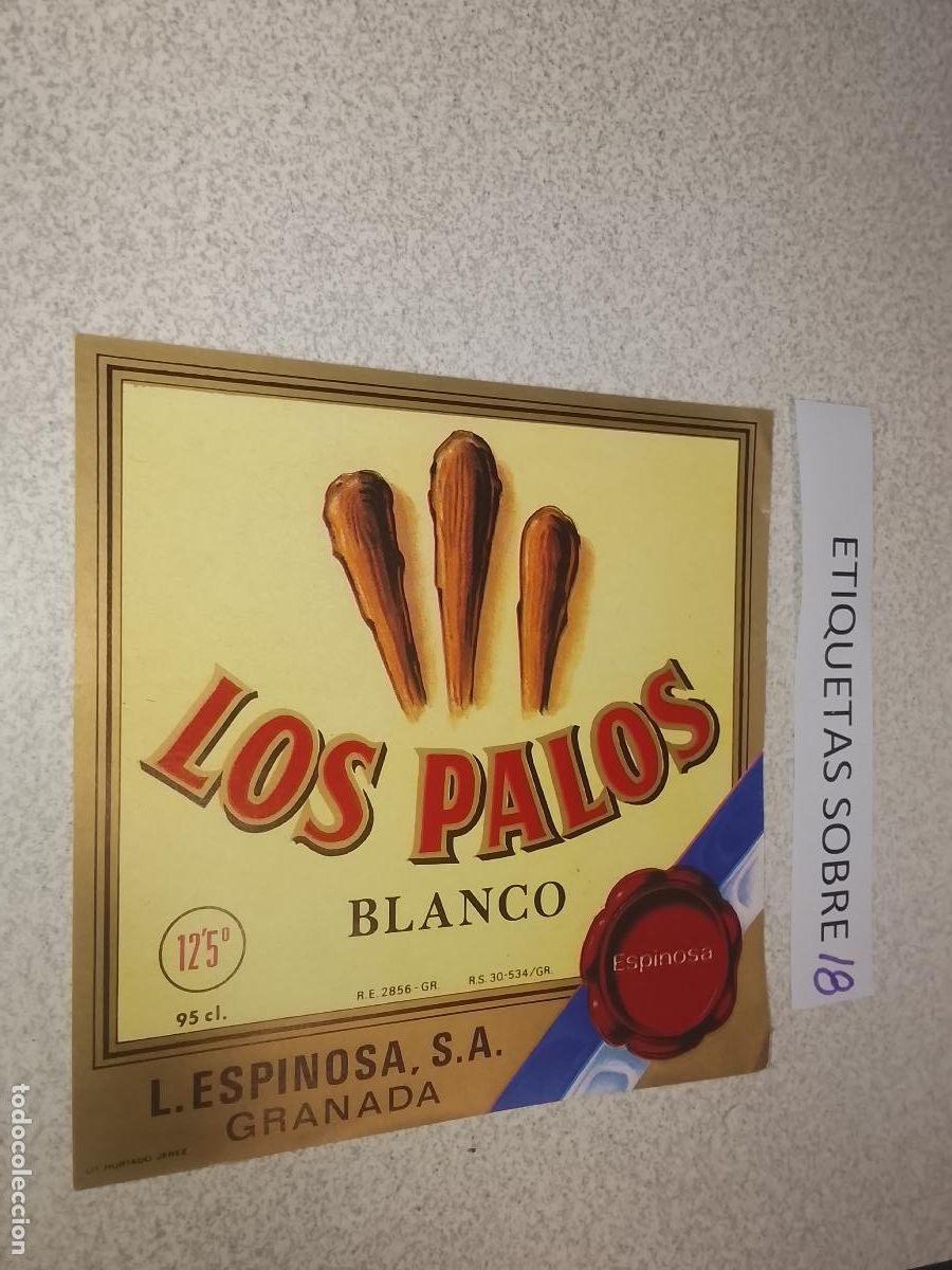 Old Labels: HAGA SU OFERTA - ANTIGUA ETIQUETA DE VINO LICOR co&ntilde;ac manzanilla fino SANLUCAR JEREZ CADIZ EL PUERTO