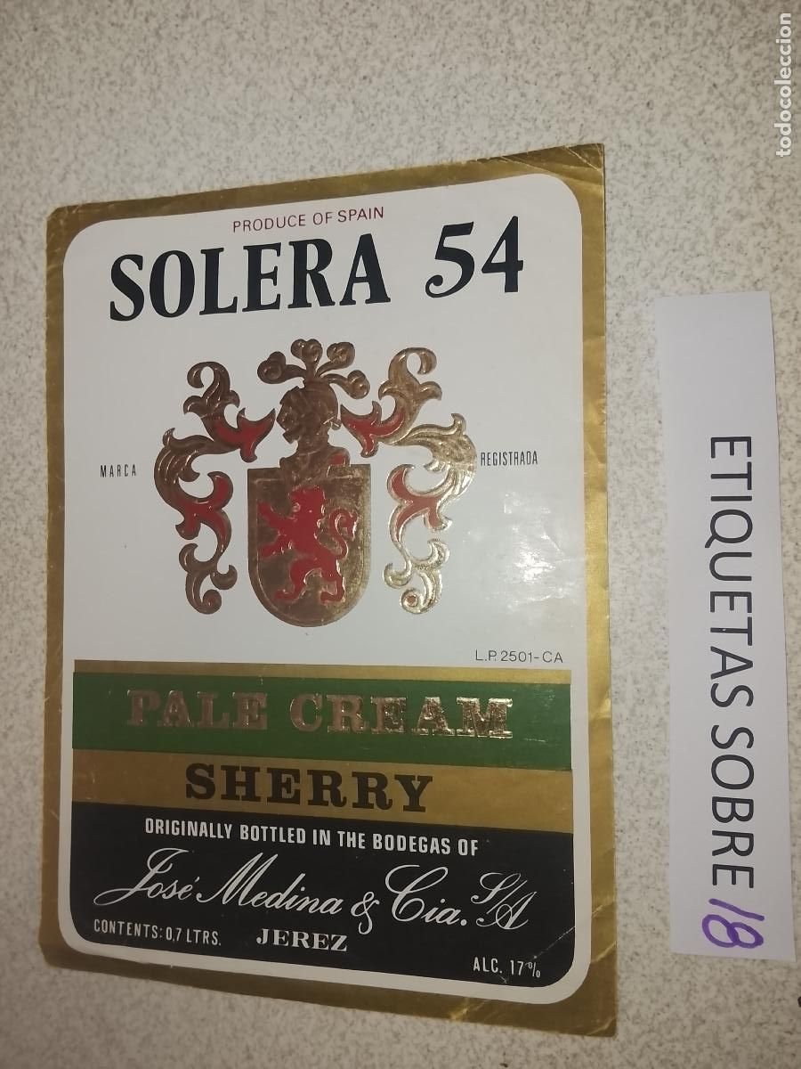 Etiquetas antiguas: HAGA SU OFERTA - ANTIGUA ETIQUETA DE VINO LICOR co&ntilde;ac manzanilla fino SANLUCAR JEREZ CADIZ EL PUERTO