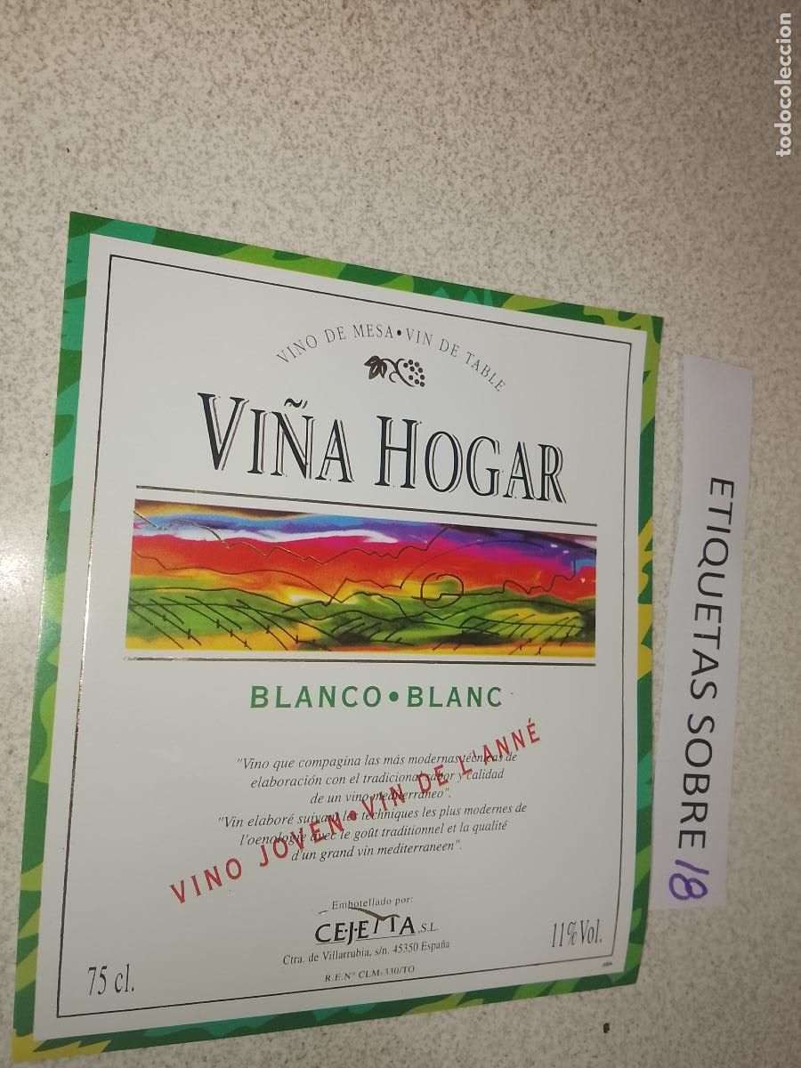 Etiquetas antiguas: HAGA SU OFERTA - ANTIGUA ETIQUETA DE VINO LICOR co&ntilde;ac manzanilla fino SANLUCAR JEREZ CADIZ EL PUERTO