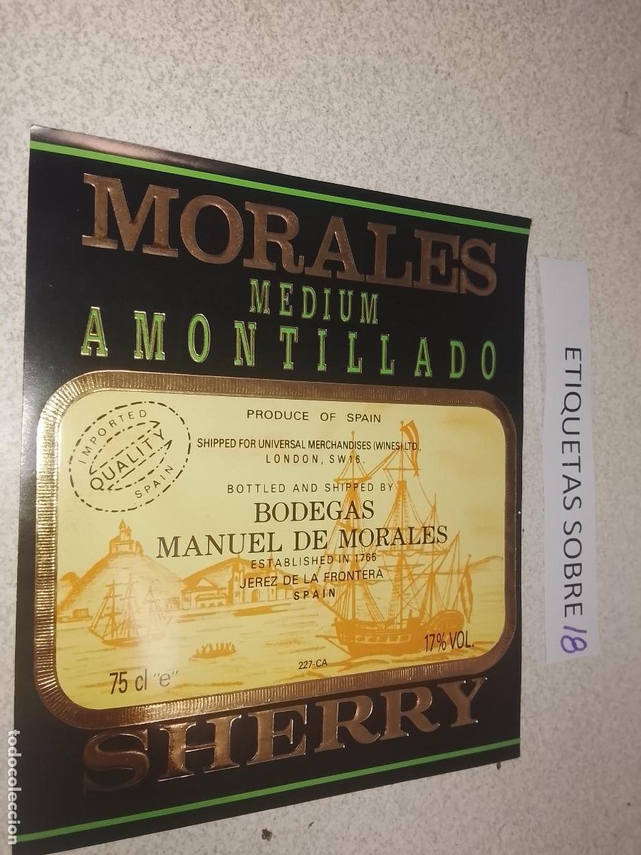 Etiquetas antiguas: HAGA SU OFERTA - ANTIGUA ETIQUETA DE VINO LICOR co&ntilde;ac manzanilla fino SANLUCAR JEREZ CADIZ EL PUERTO