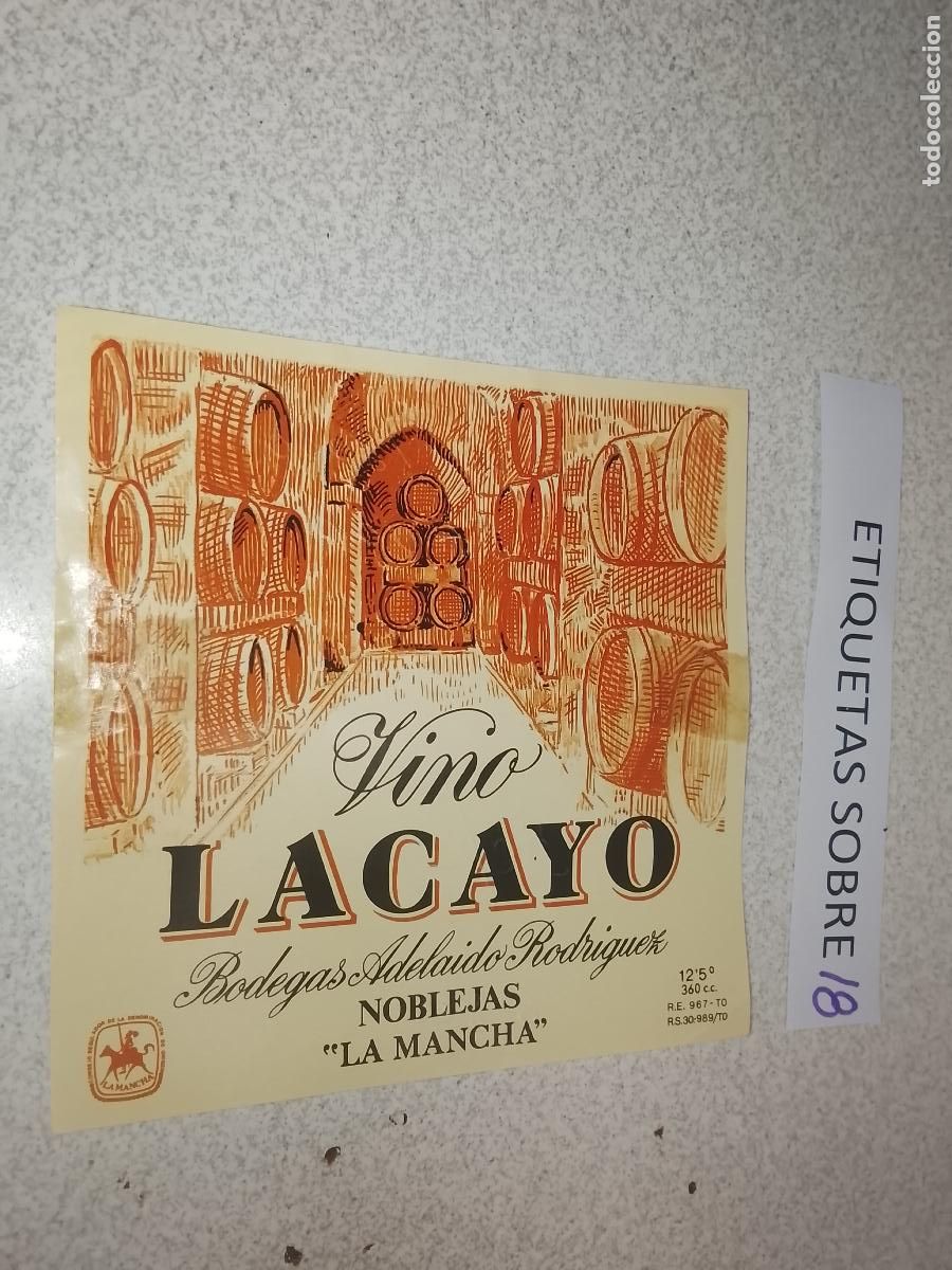 Etiquetas antiguas: HAGA SU OFERTA - ANTIGUA ETIQUETA DE VINO LICOR co&ntilde;ac manzanilla fino SANLUCAR JEREZ CADIZ EL PUERTO