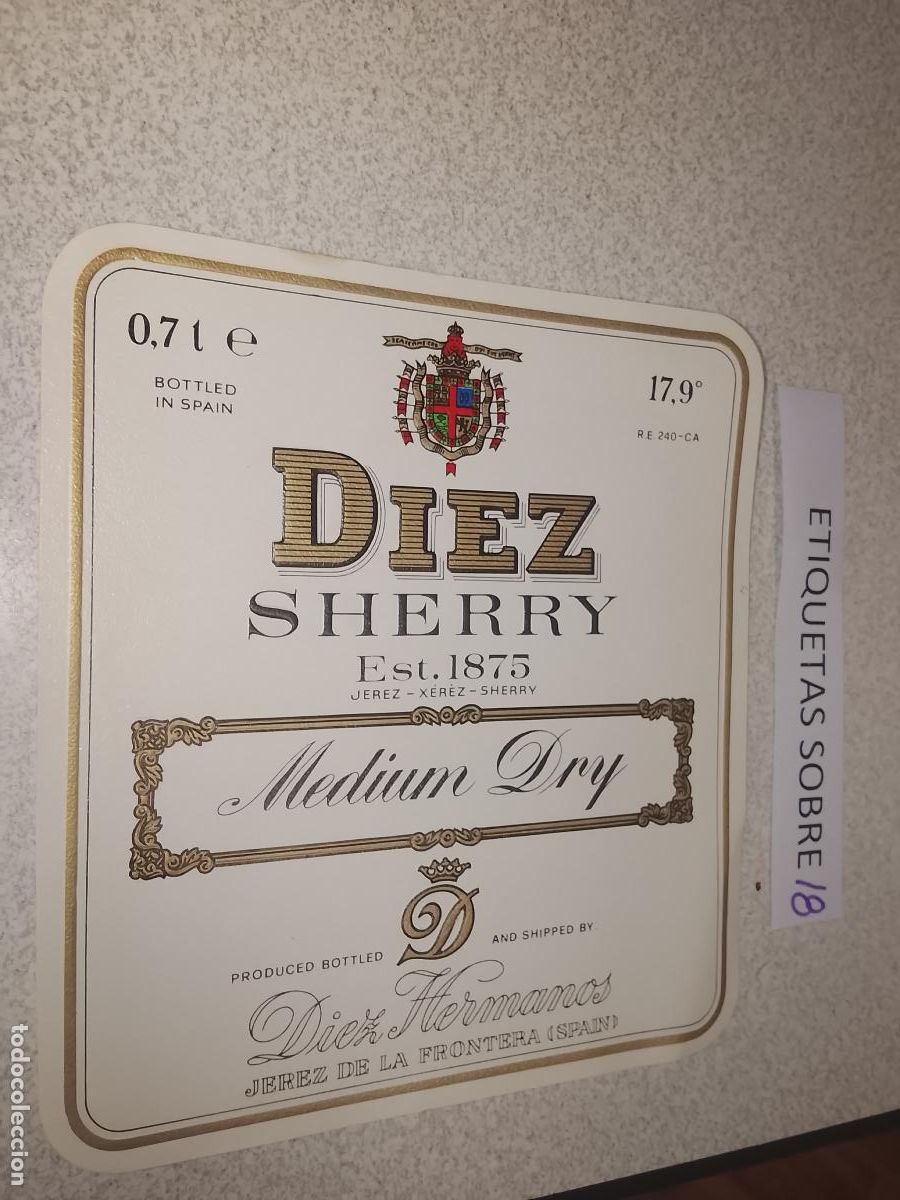 Etiquetas antiguas: HAGA SU OFERTA - ANTIGUA ETIQUETA DE VINO LICOR co&ntilde;ac manzanilla fino SANLUCAR JEREZ CADIZ EL PUERTO