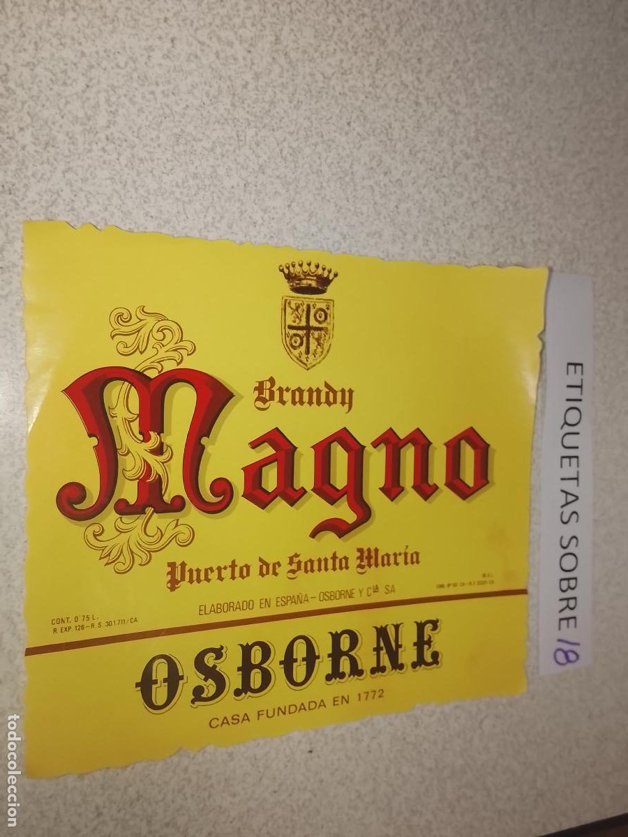 Etiquetas antiguas: HAGA SU OFERTA - ANTIGUA ETIQUETA DE VINO LICOR co&ntilde;ac manzanilla fino SANLUCAR JEREZ CADIZ EL PUERTO