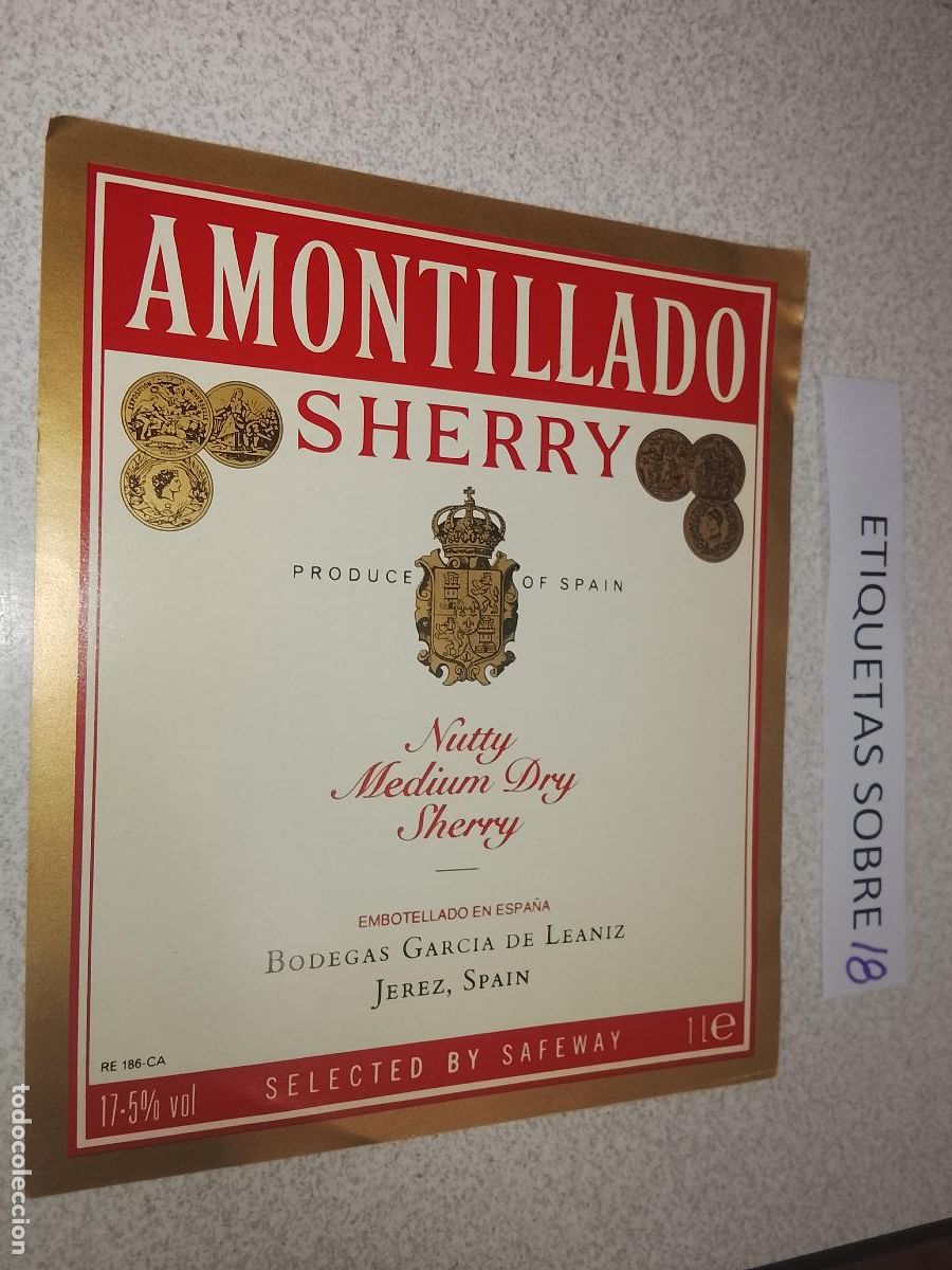Etiquetas antiguas: HAGA SU OFERTA - ANTIGUA ETIQUETA DE VINO LICOR co&ntilde;ac manzanilla fino SANLUCAR JEREZ CADIZ EL PUERTO
