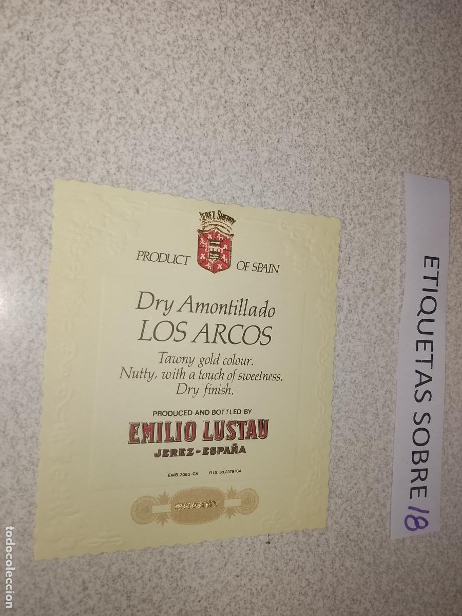 Etiquetas antiguas: HAGA SU OFERTA - ANTIGUA ETIQUETA DE VINO LICOR co&ntilde;ac manzanilla fino SANLUCAR JEREZ CADIZ EL PUERTO